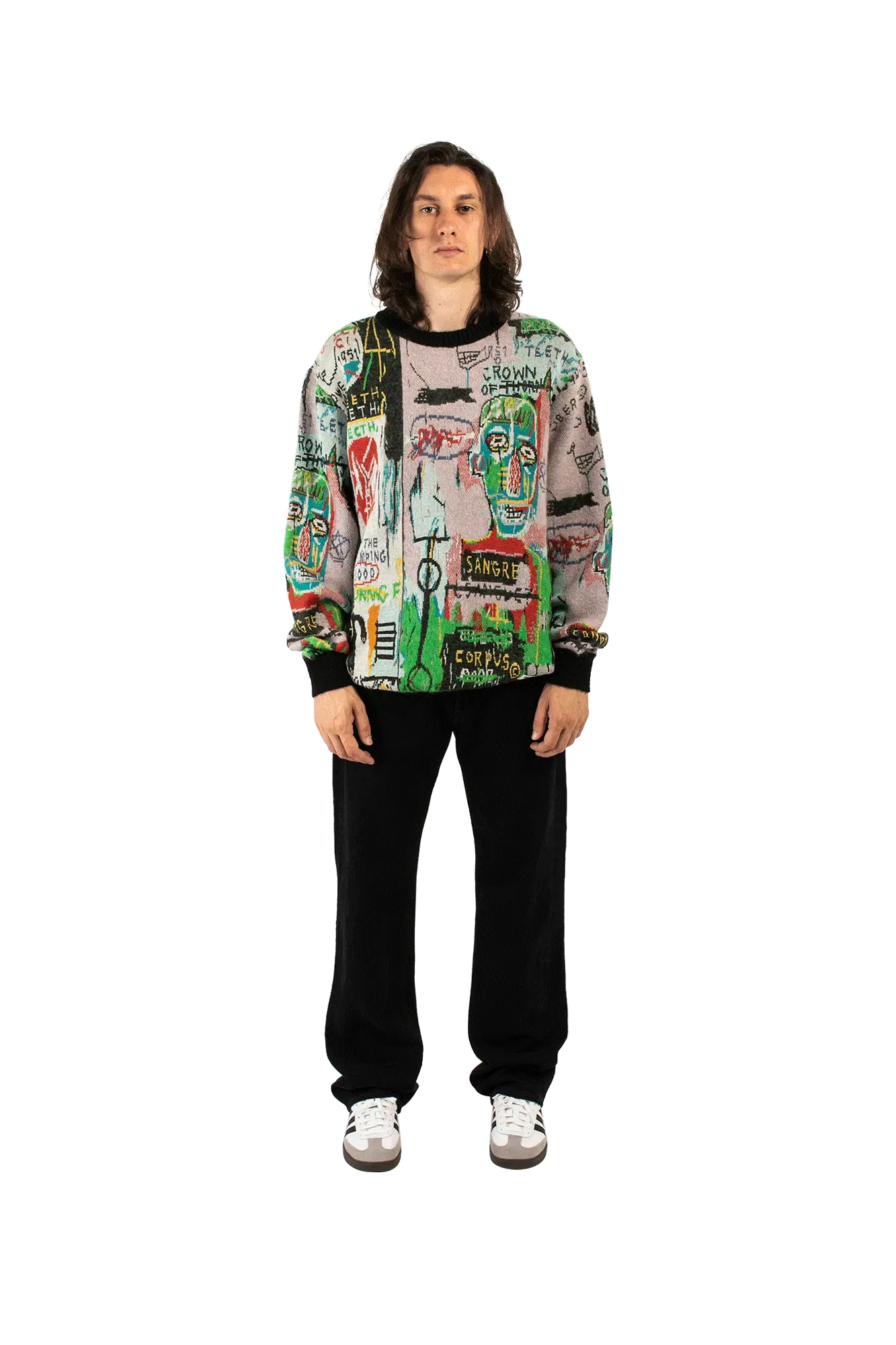 Wacko Maria Jean Michel Basquiat Cardigan