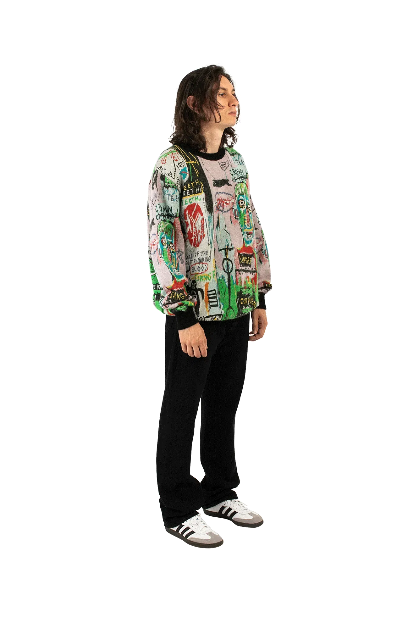 Wacko Maria Jean Michel Basquiat Cardigan