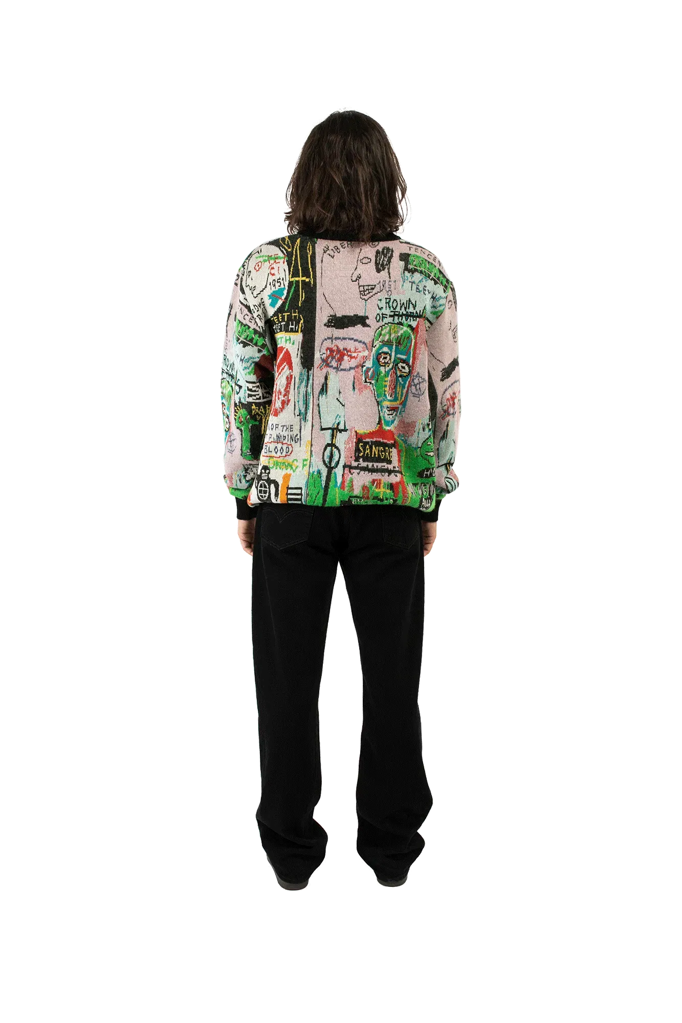 Wacko Maria Jean Michel Basquiat Cardigan