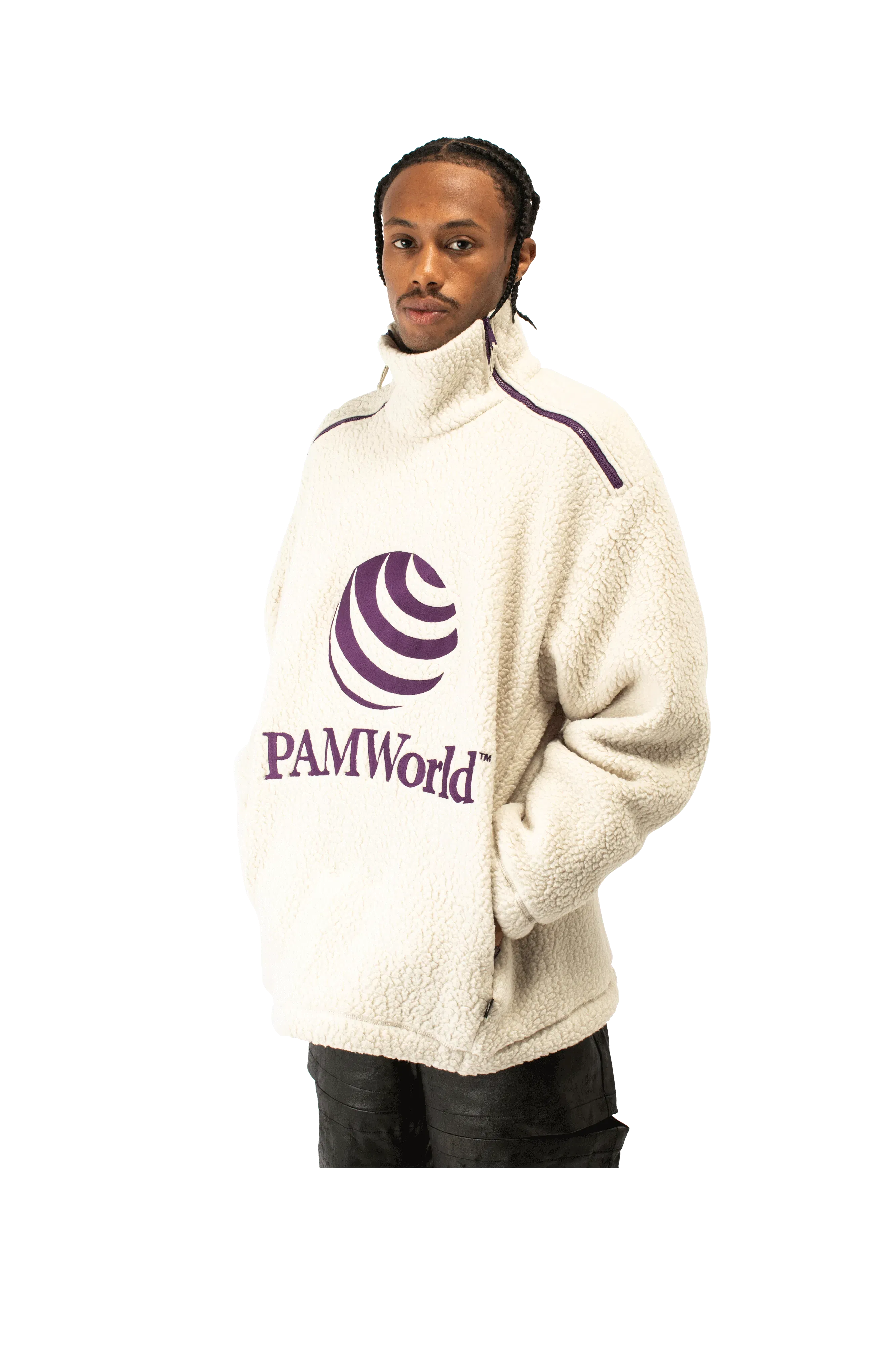 P.A.M. P World Recycled Sherpa Pullover