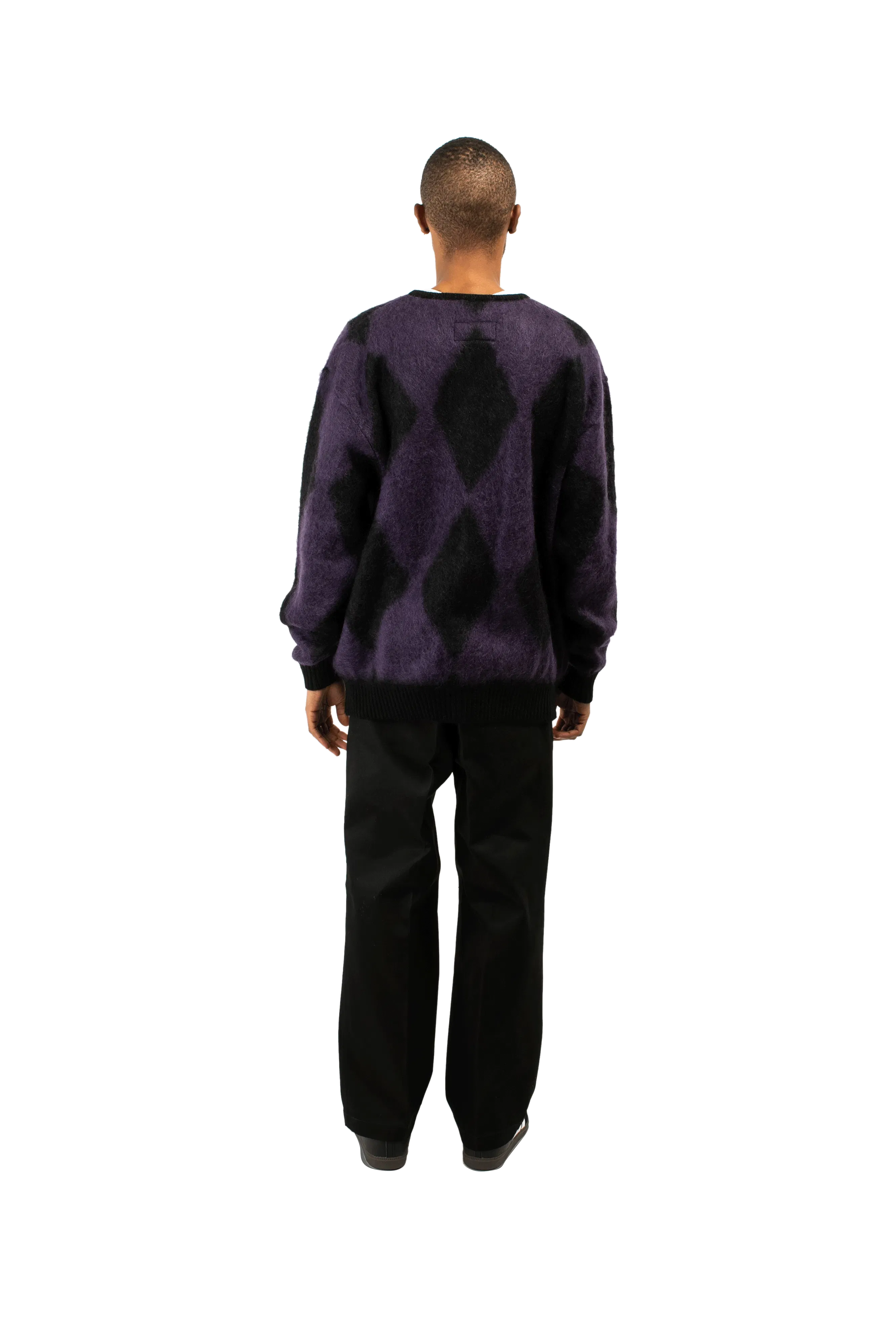 Wacko Maria Diamond Mohair Cardigan