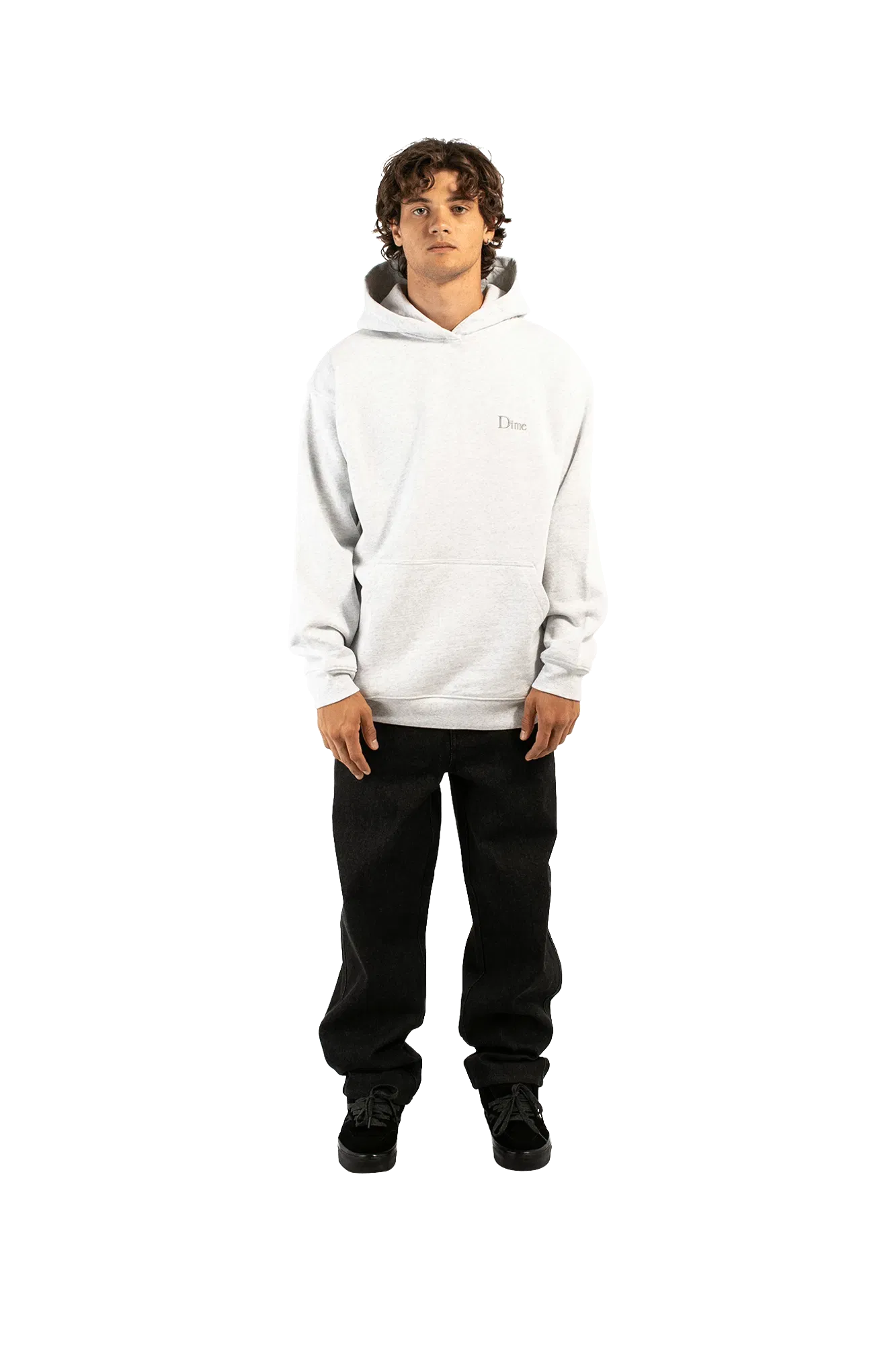 Dime Classic Small Logo Hooded Sweatshirt