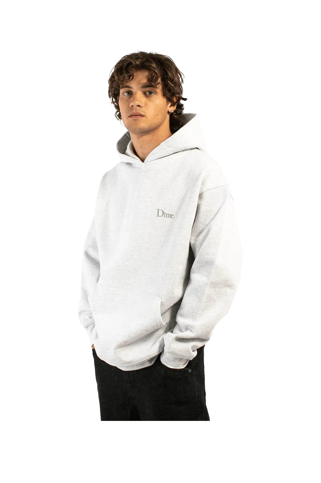 Dime Classic Small Logo Hooded Sweatshirt