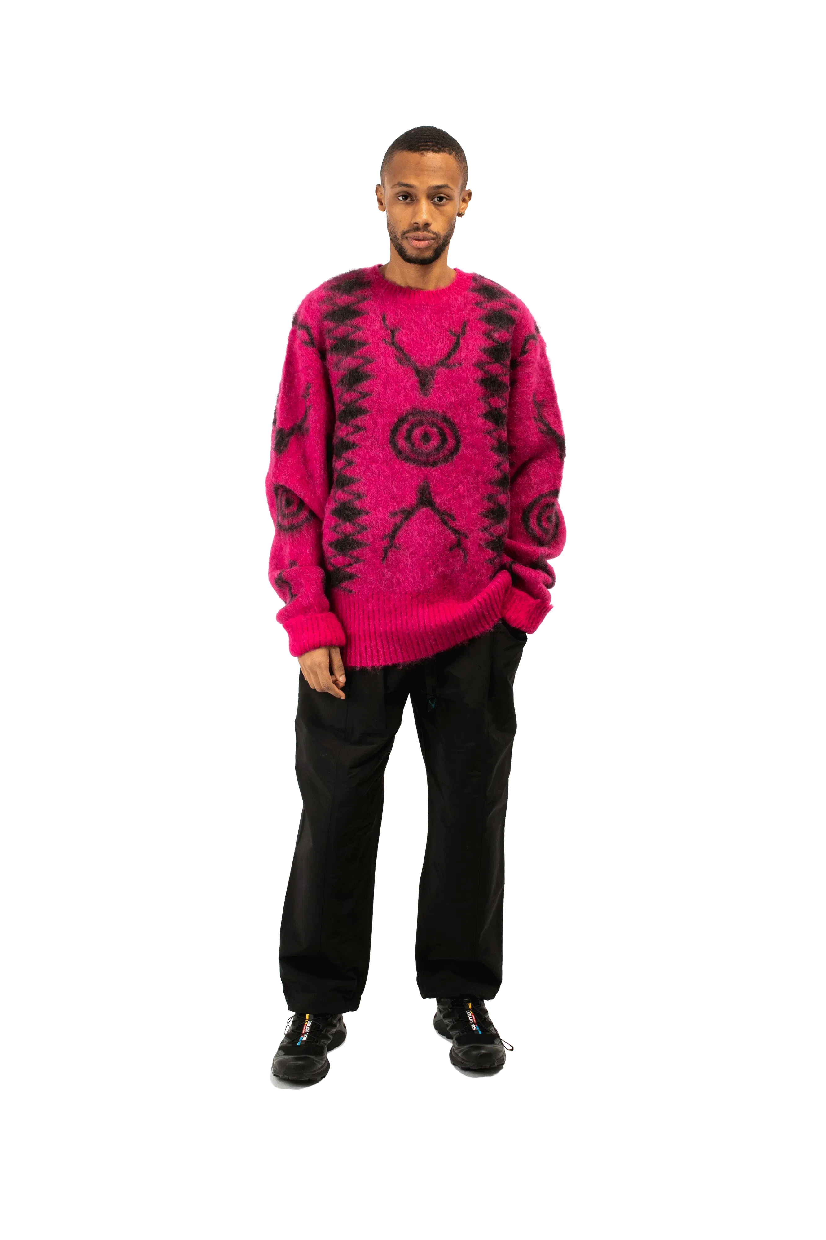 SOUTH2 WEST8 Native Loose Fit Sweater