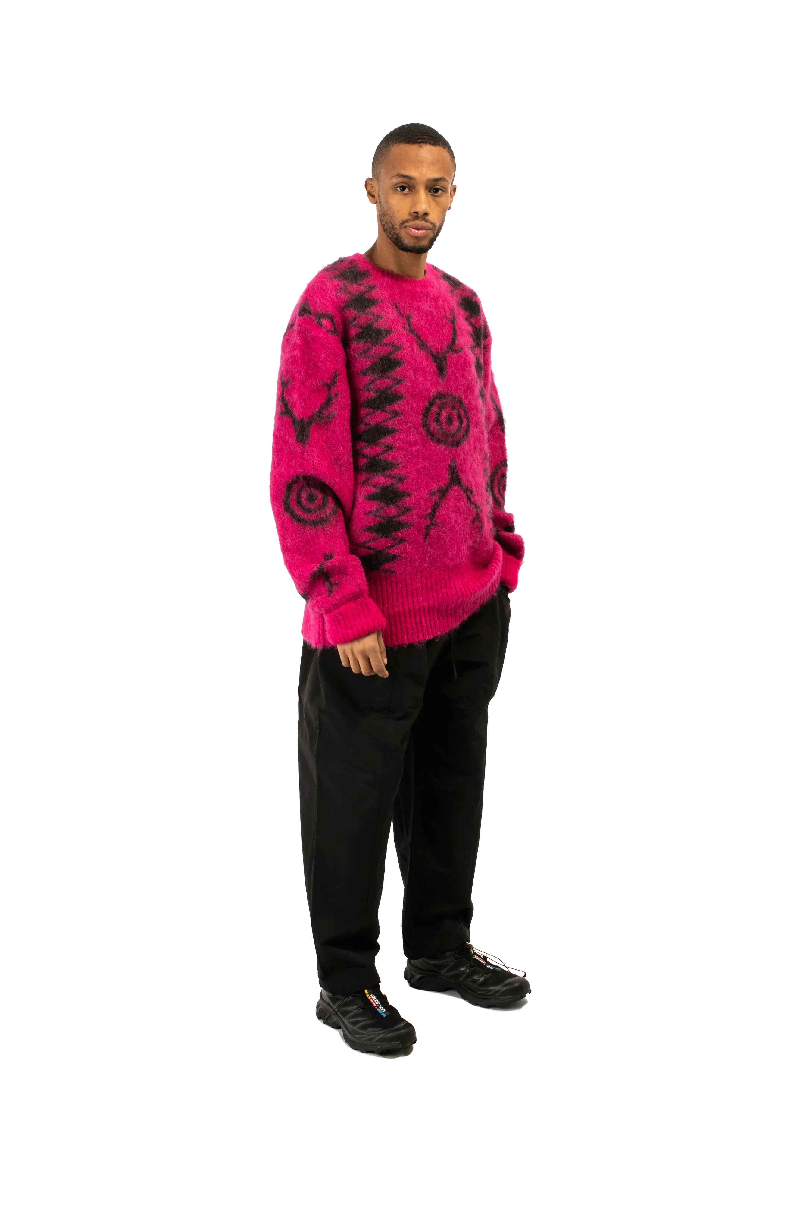 SOUTH2 WEST8 Native Loose Fit Sweater