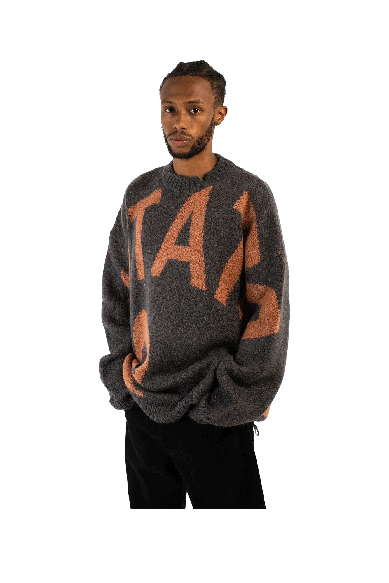P.A.M. Mutate Distressed Creneck Sweater