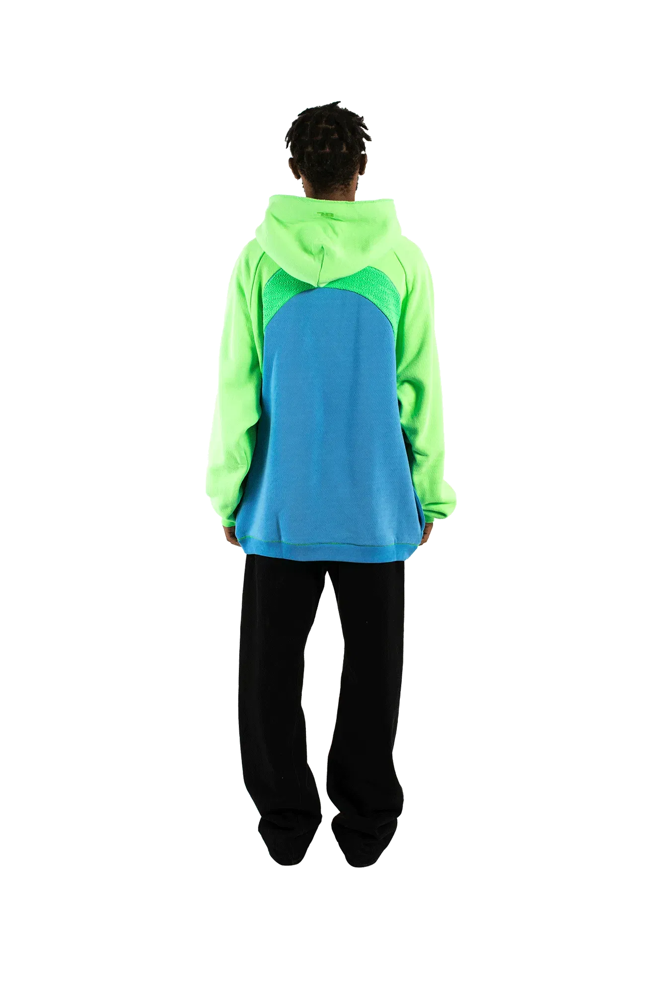 ERL Rainbow Hooded Knit Sweater