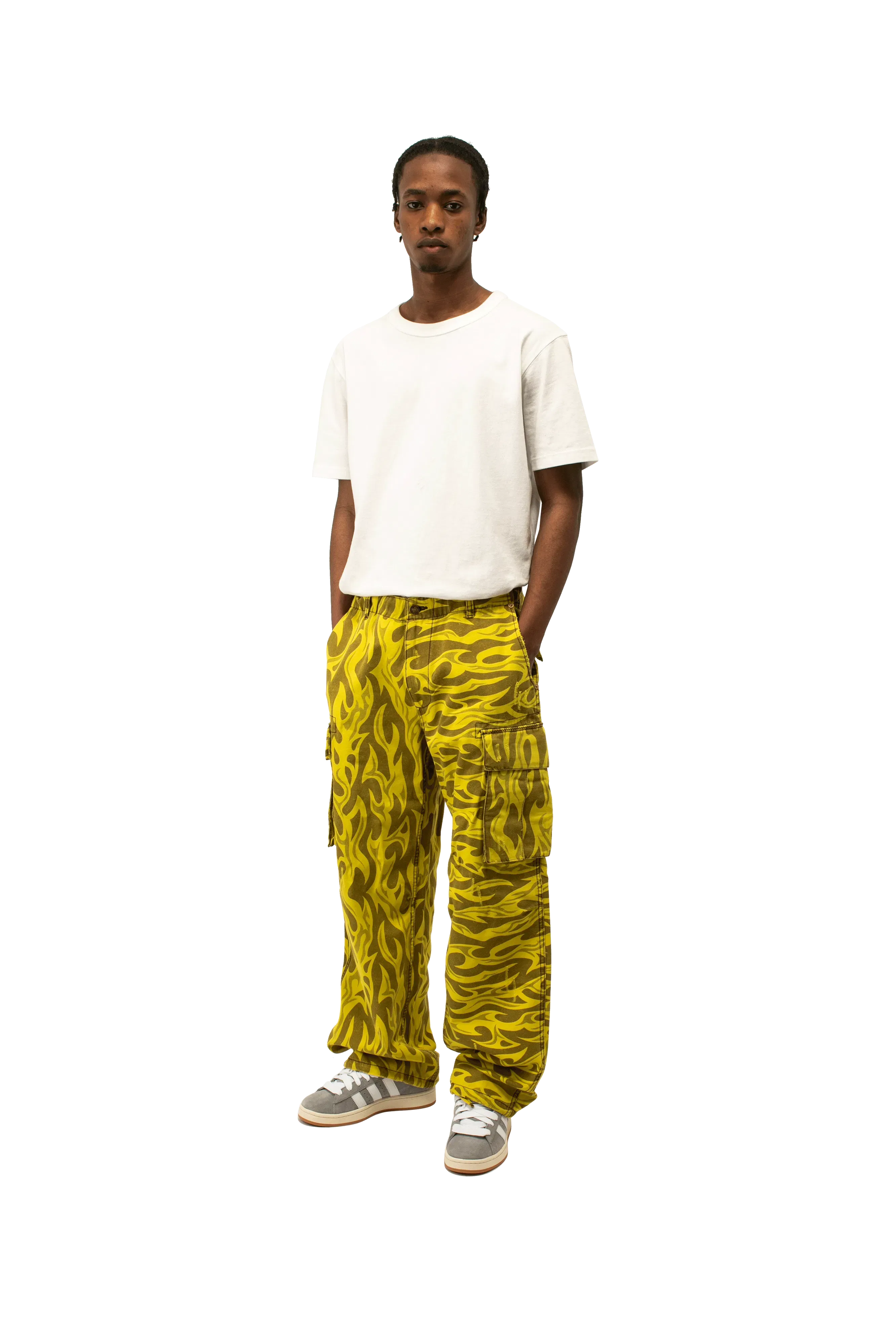 ERL Printed Cargo Pants Woven