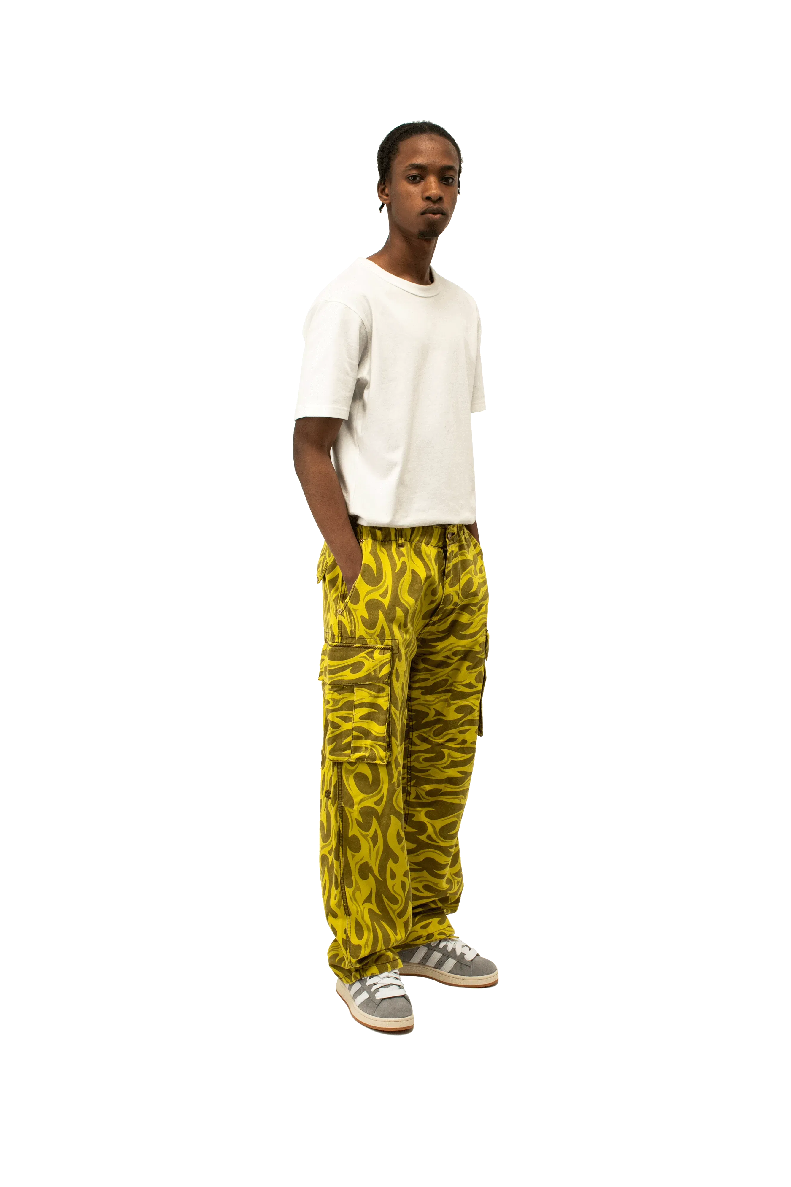 ERL Printed Cargo Pants Woven