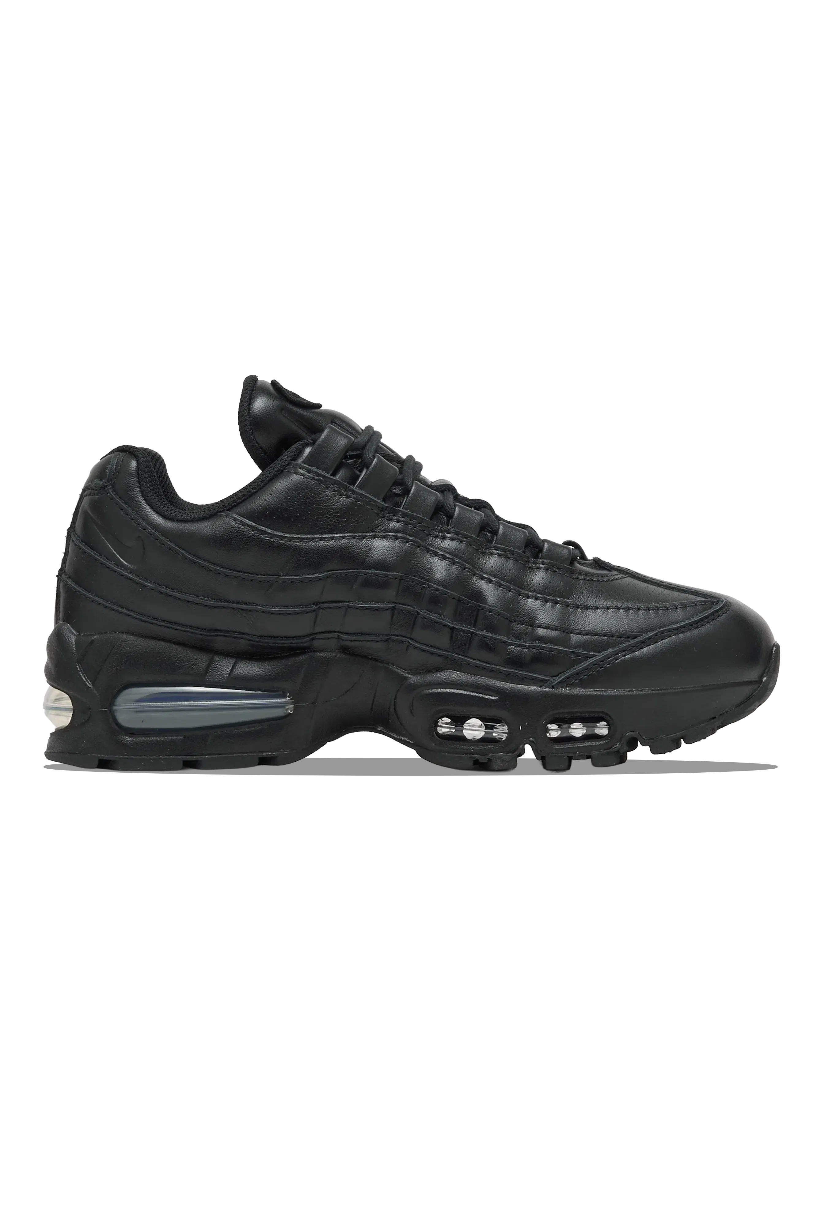 Nike Air Max 95 Big Bubble QS "Triple Black Leather"