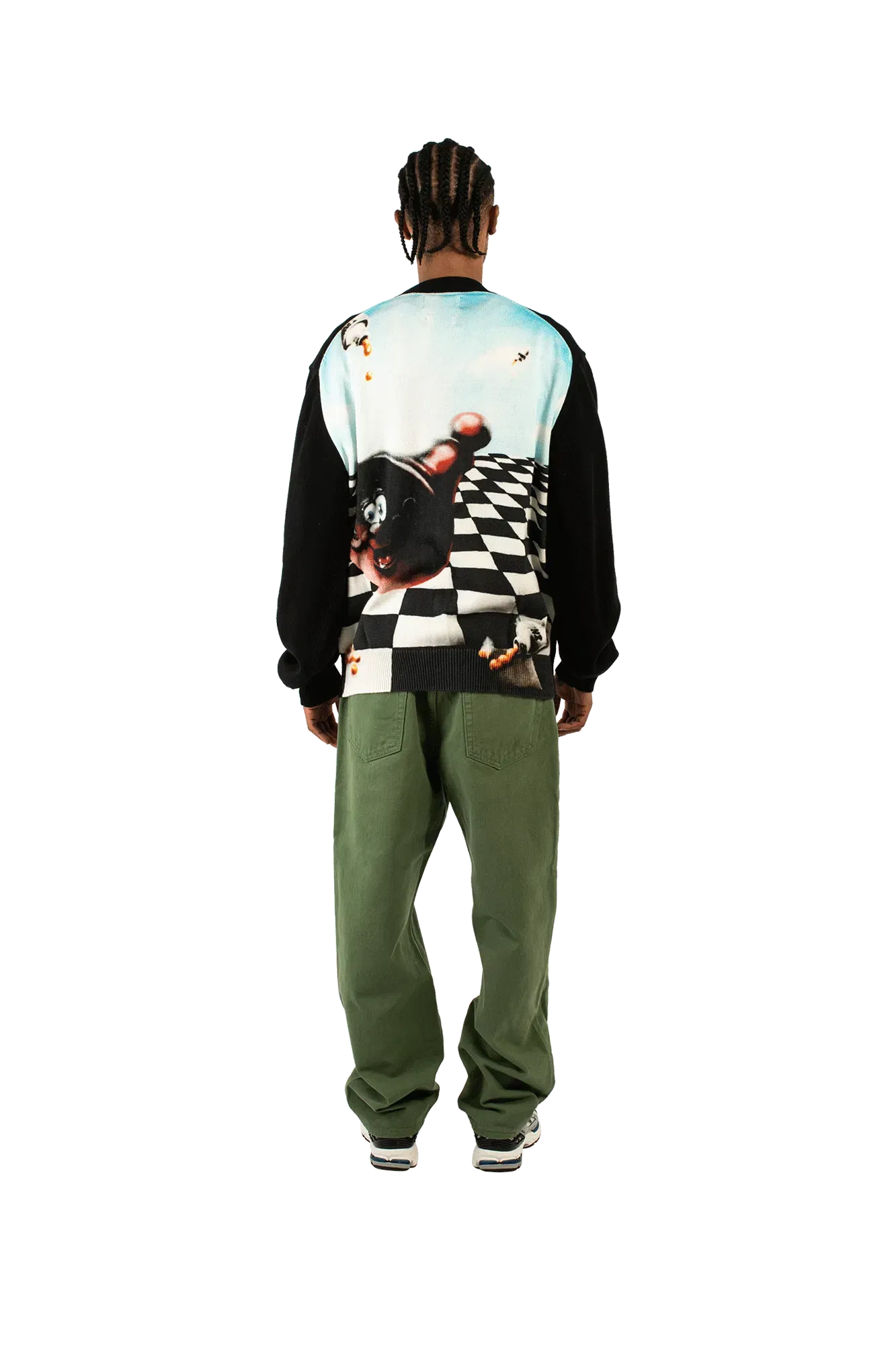 thisisneverthat Chess Zip Cardigan