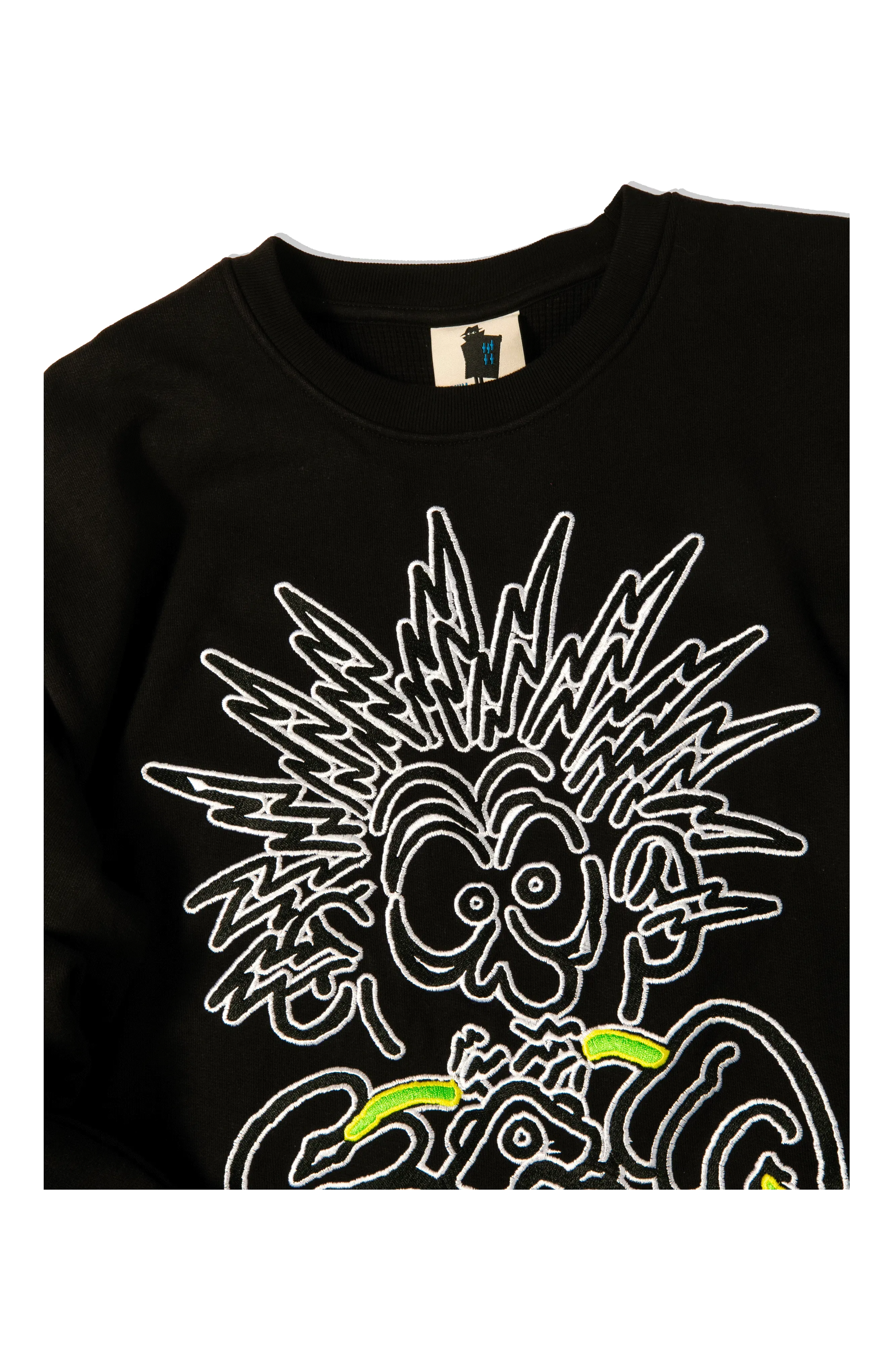 Real Bad Man Electrified Crewneck Fleece Sweatshirt