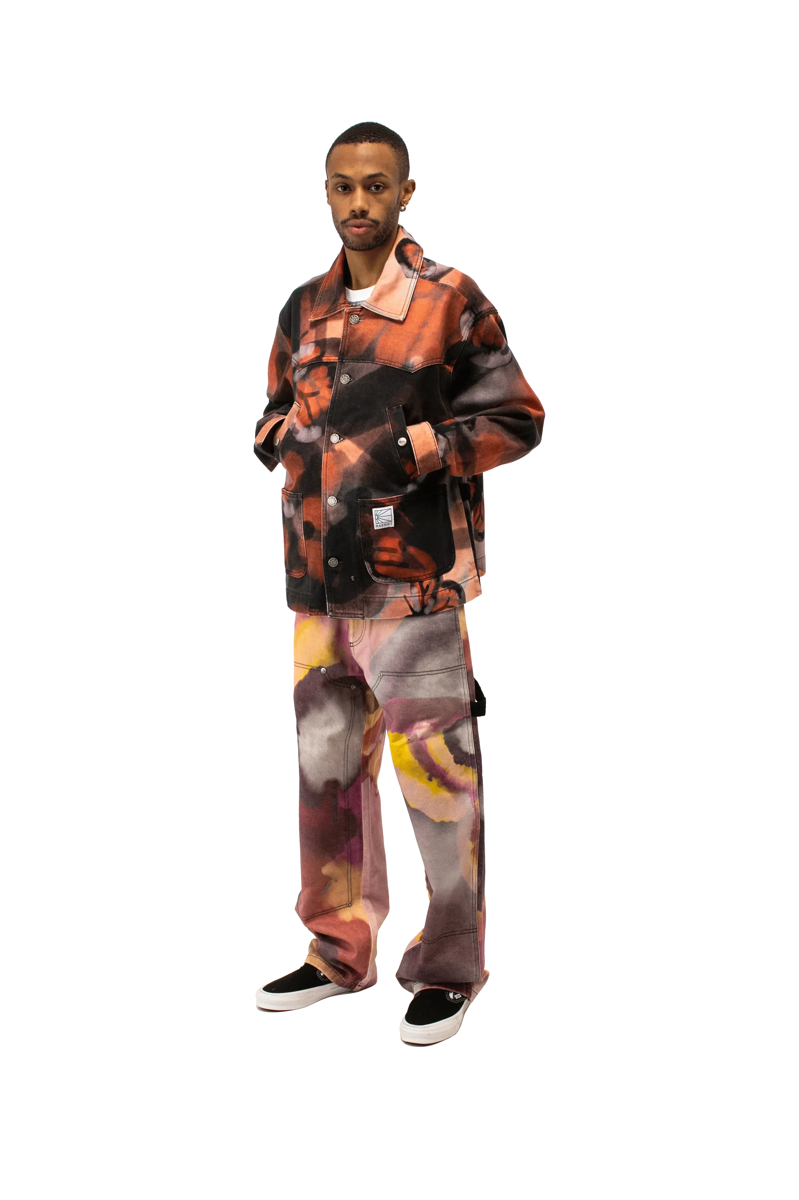 RASSVET Butterfly All Over Print Jacket Woven