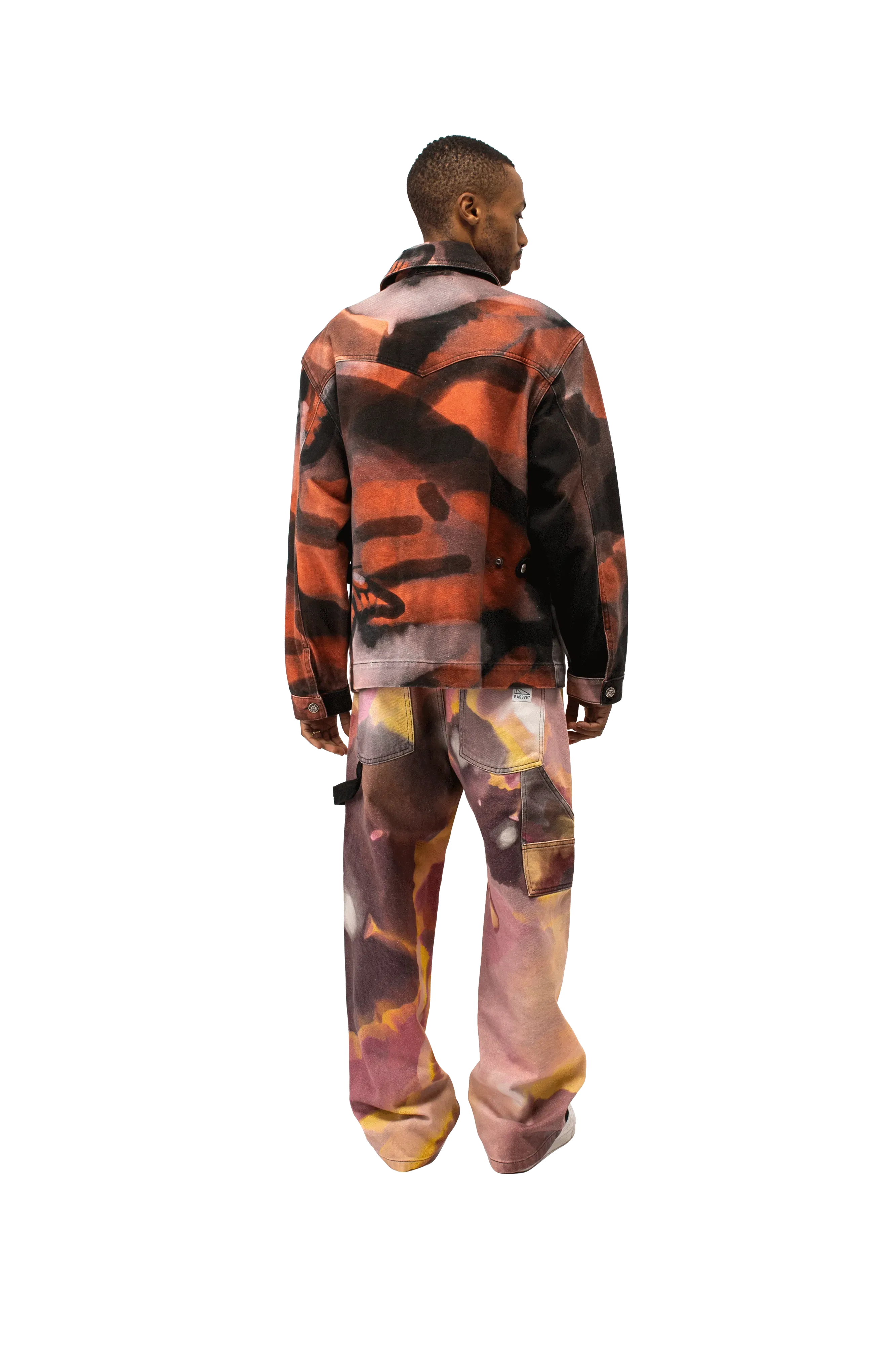 RASSVET Butterfly All Over Print Jacket Woven