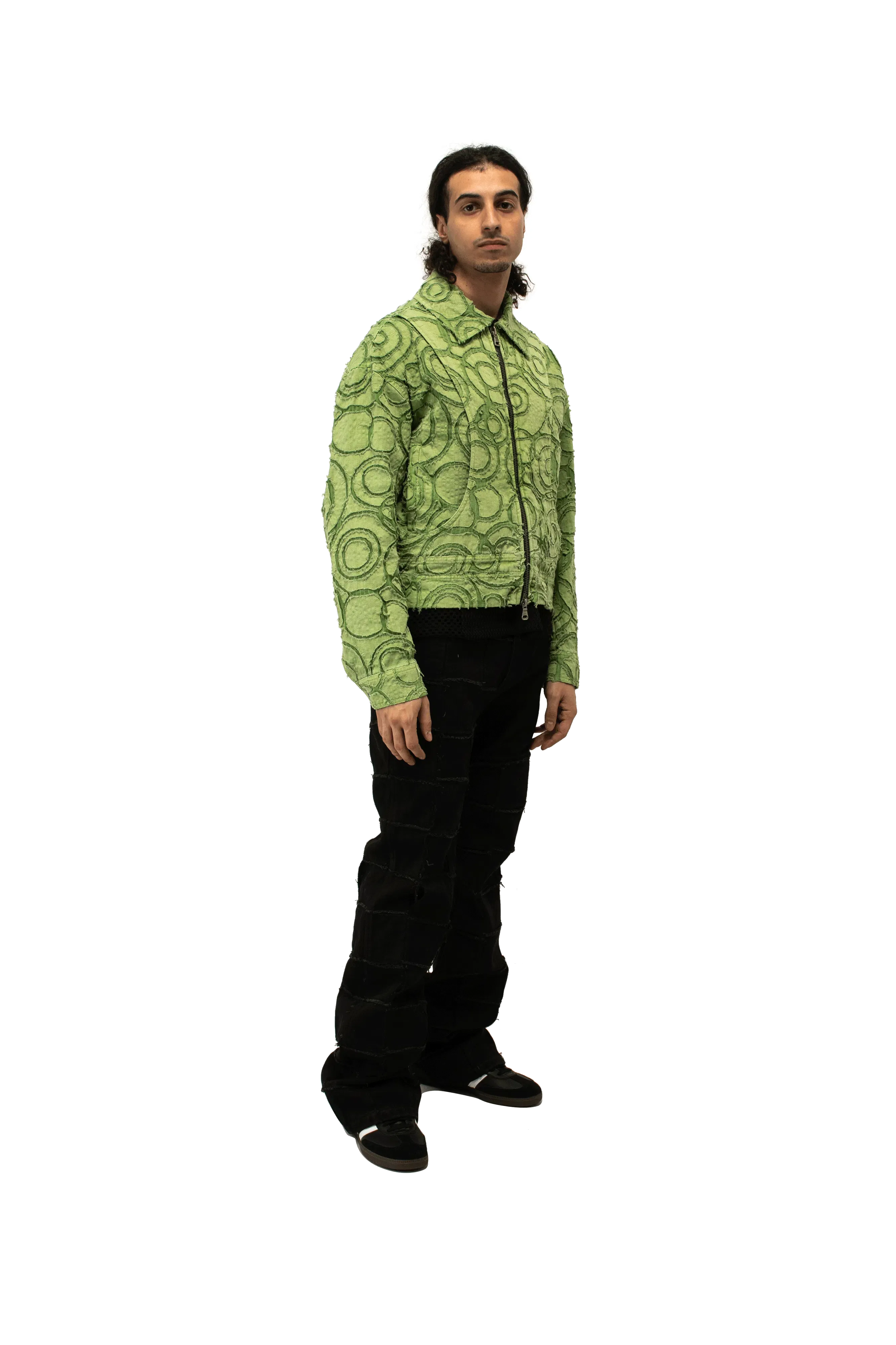 Andersson Bell Burn Out Dyed Zip Up Jacket