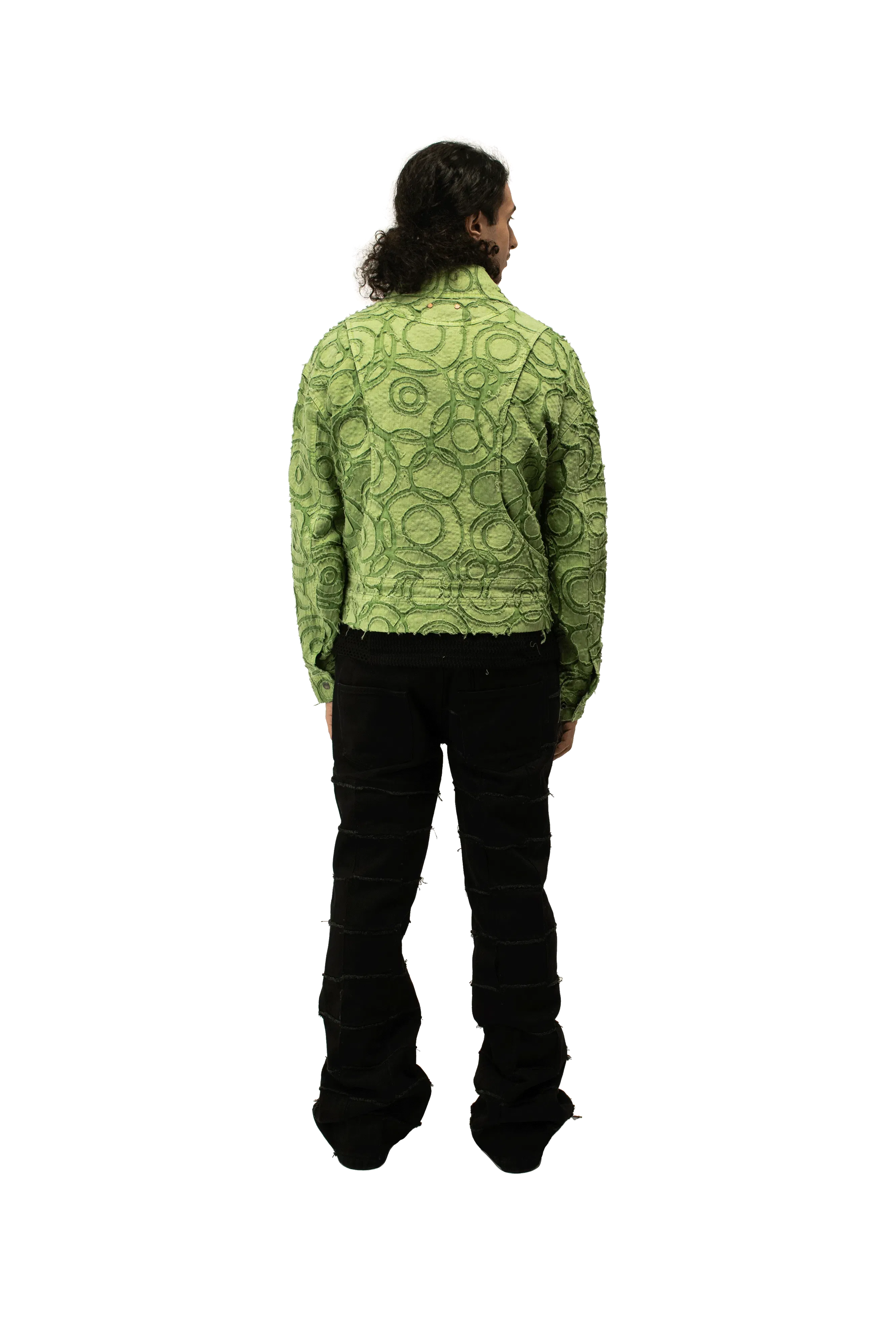 Andersson Bell Burn Out Dyed Zip Up Jacket
