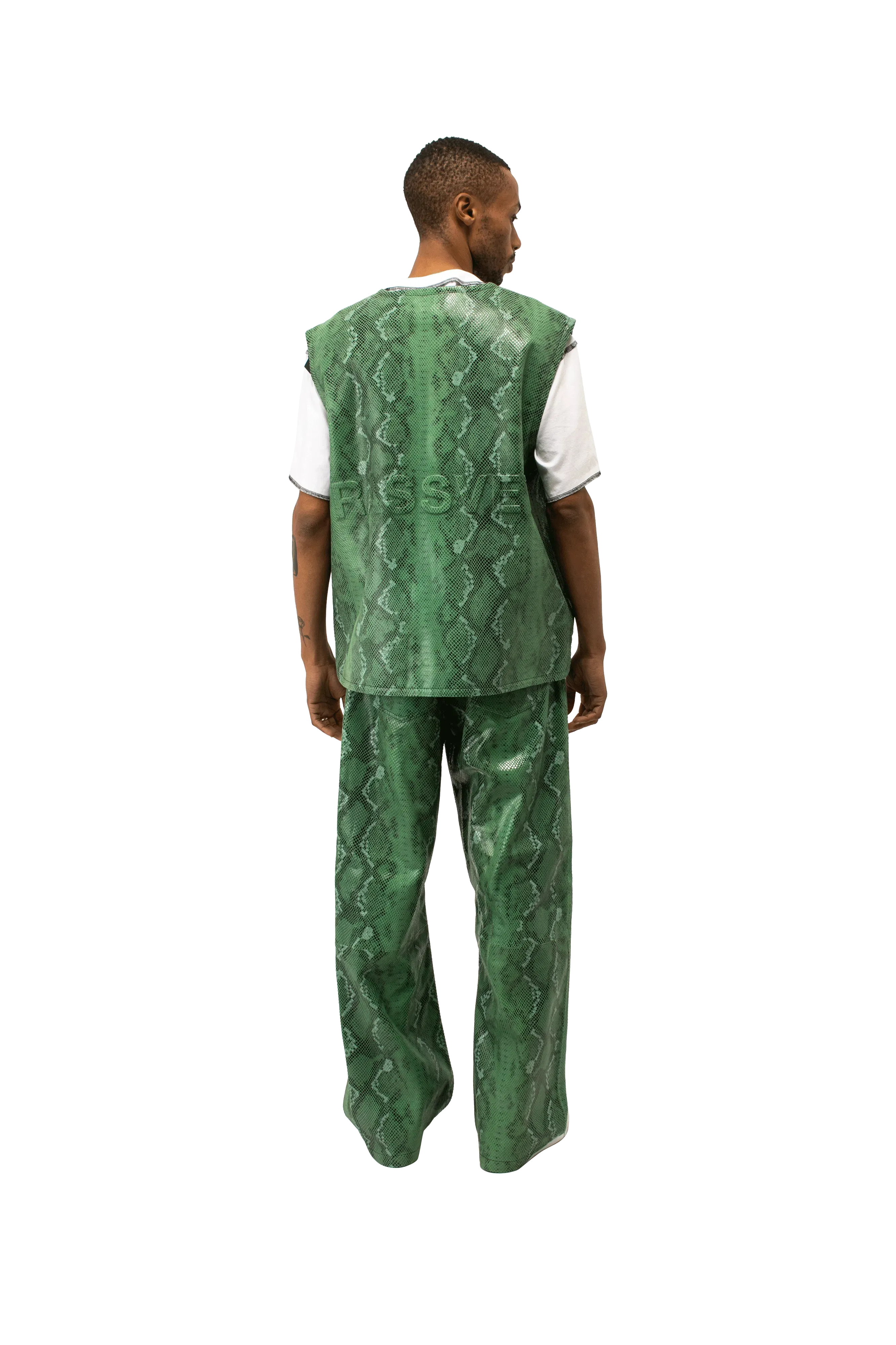 RASSVET Leather Snake vest