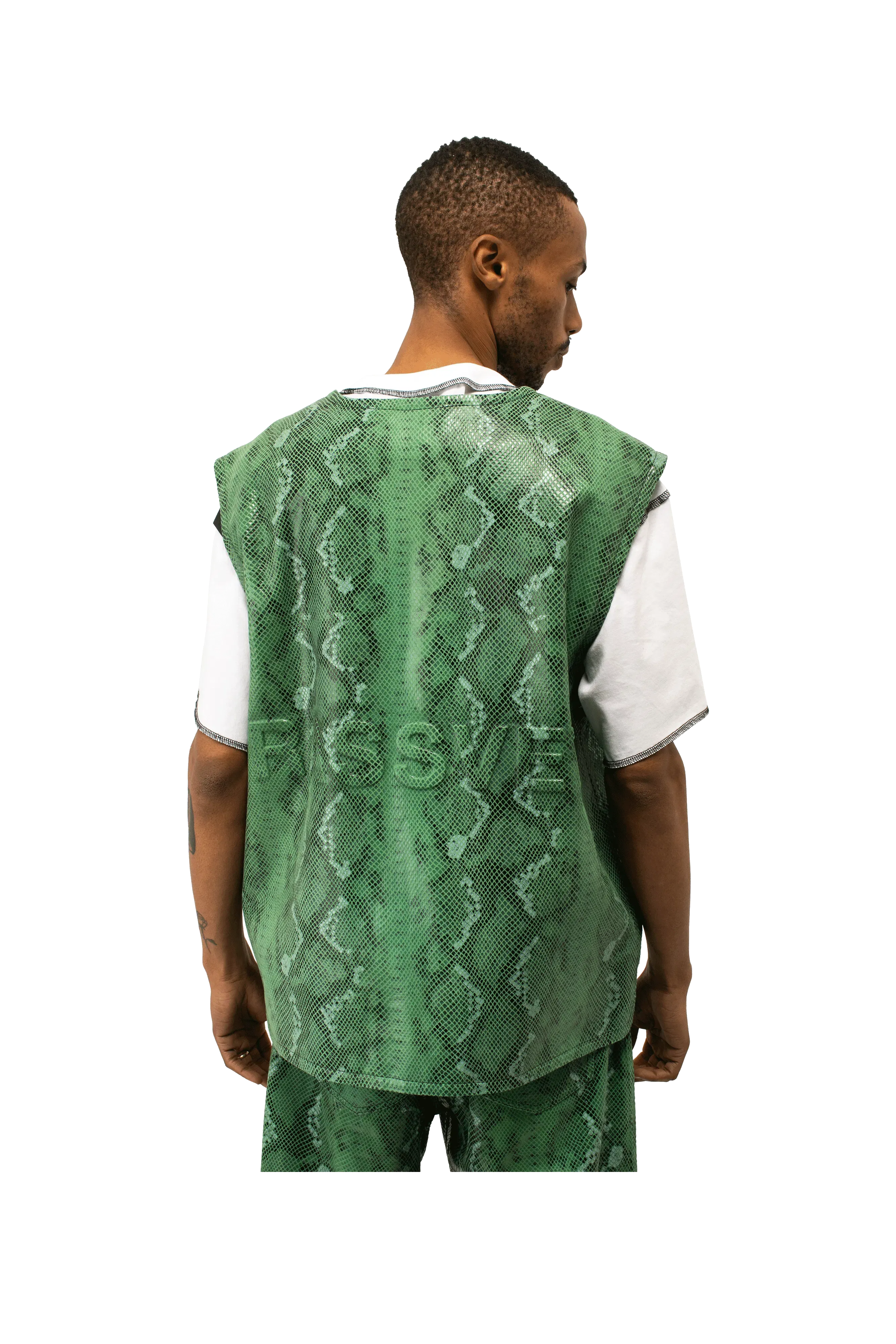 RASSVET Leather Snake vest