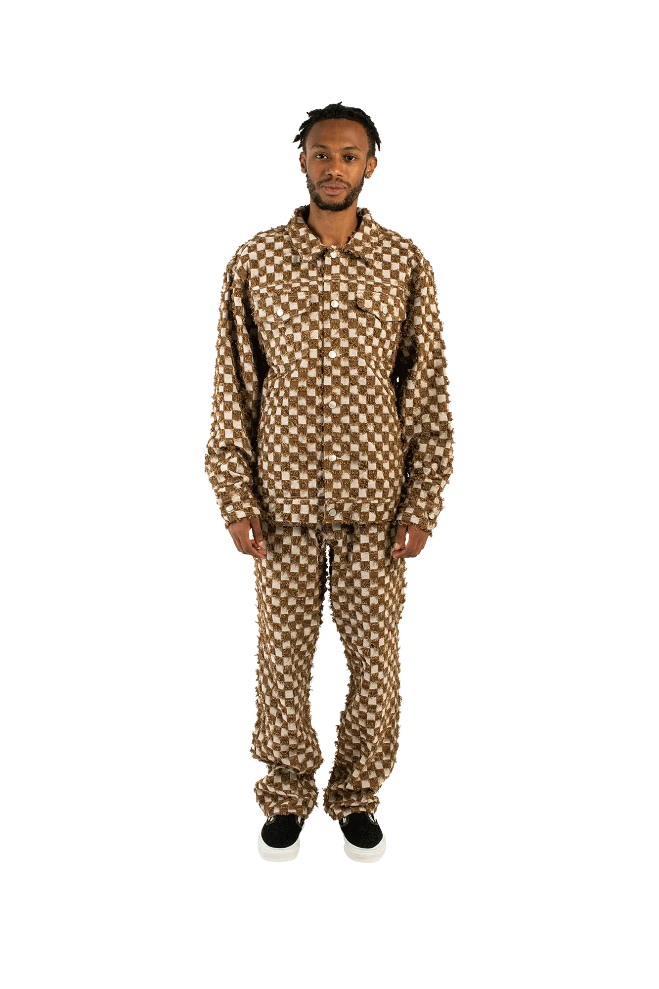 Pleasures Curfew Checker Trucker Jacket