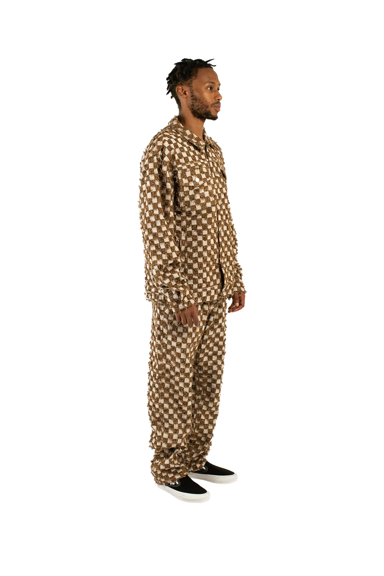 Pleasures Curfew Checker Trucker Jacket