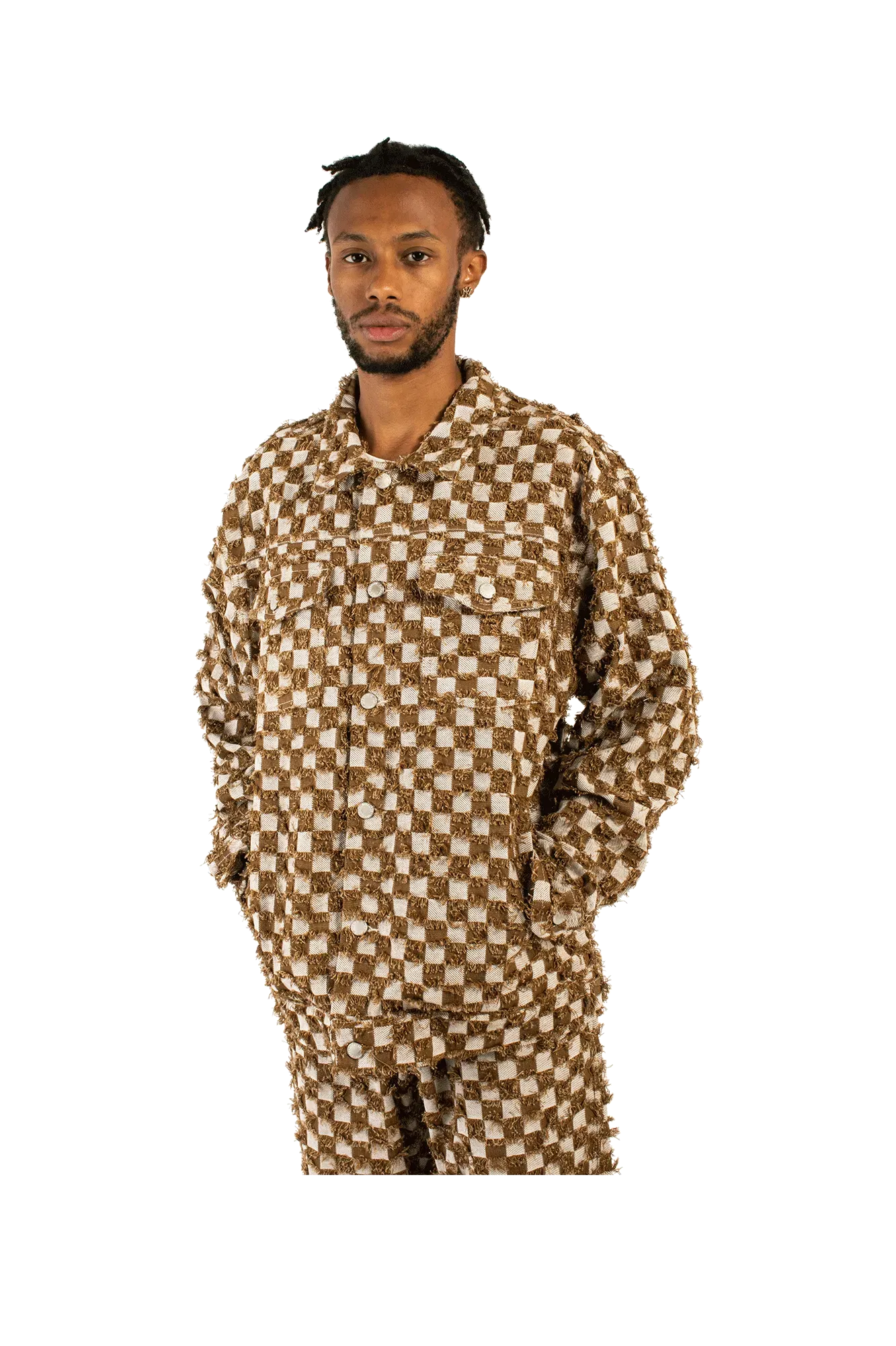Pleasures Curfew Checker Trucker Jacket