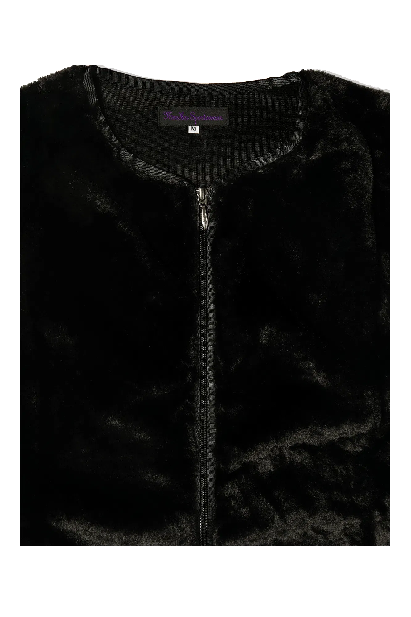 Needles Micro Fur W.U. Piping Vest