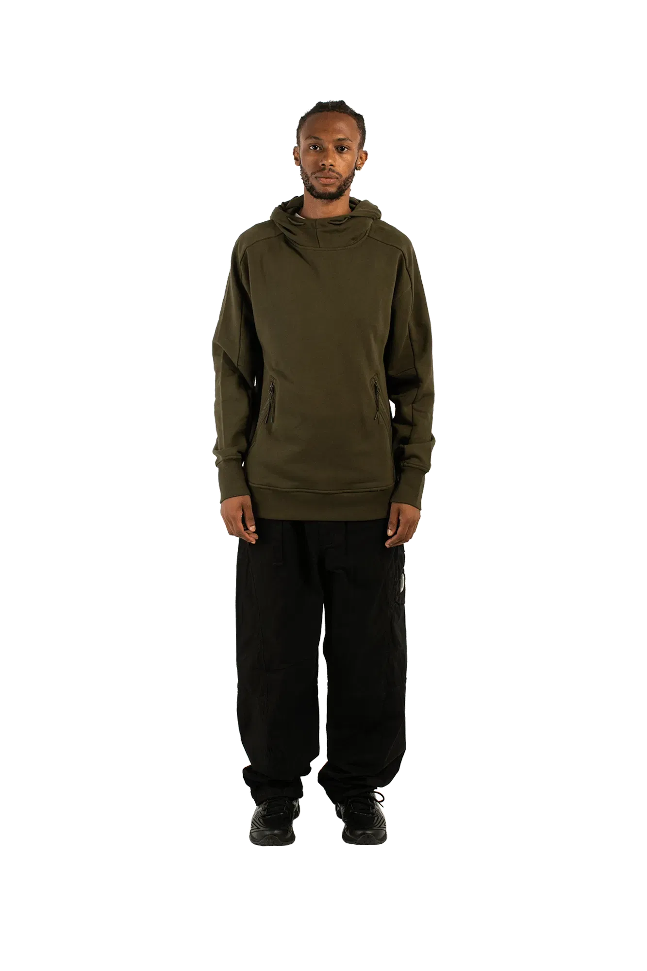 C.P. Company Diagonal Raised Goggle Hooded Sweatshirt