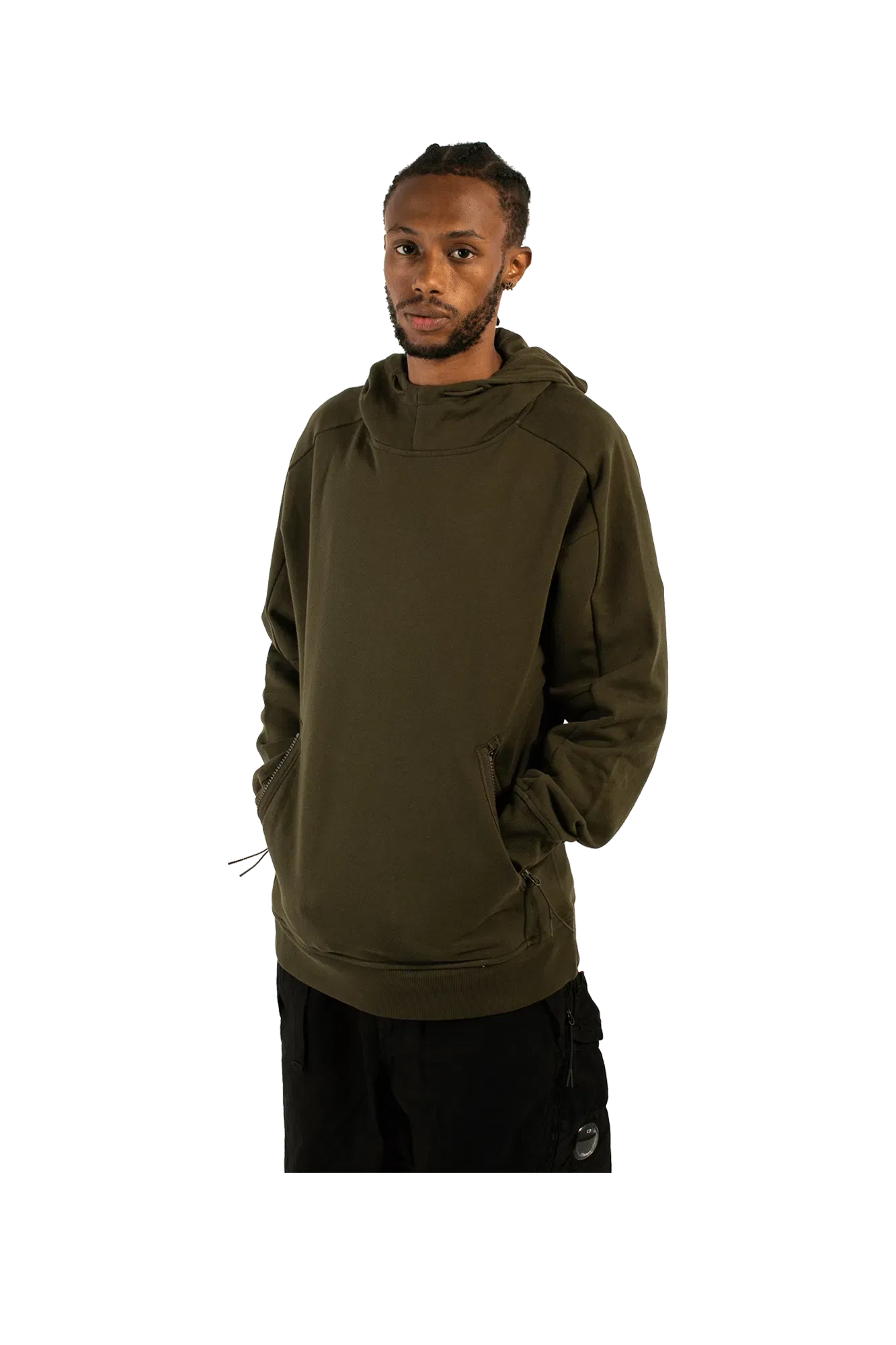C.P. Company Diagonal Raised Goggle Hooded Sweatshirt