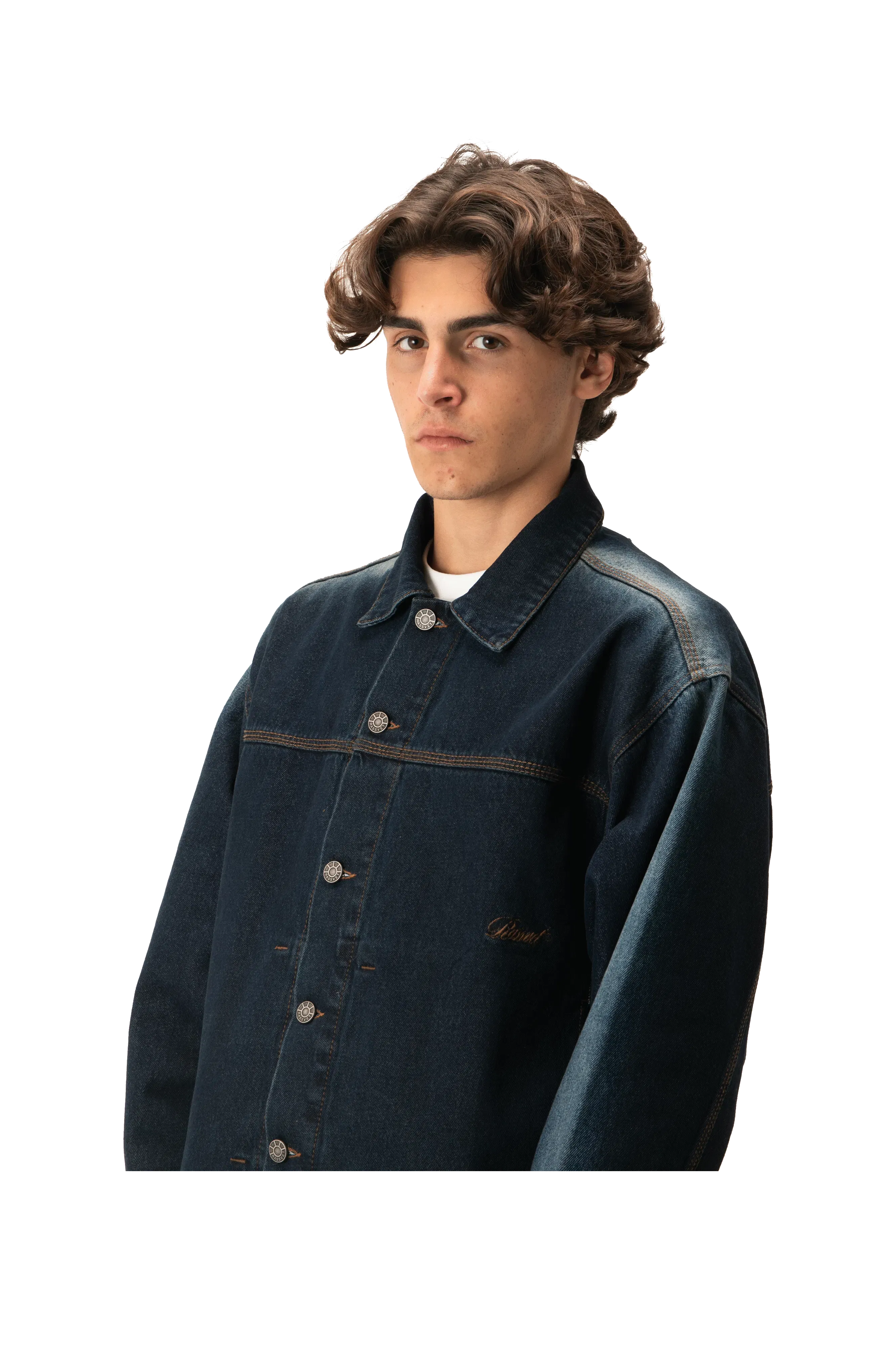 RASSVET Shadow Wash Denim Jacket Woven
