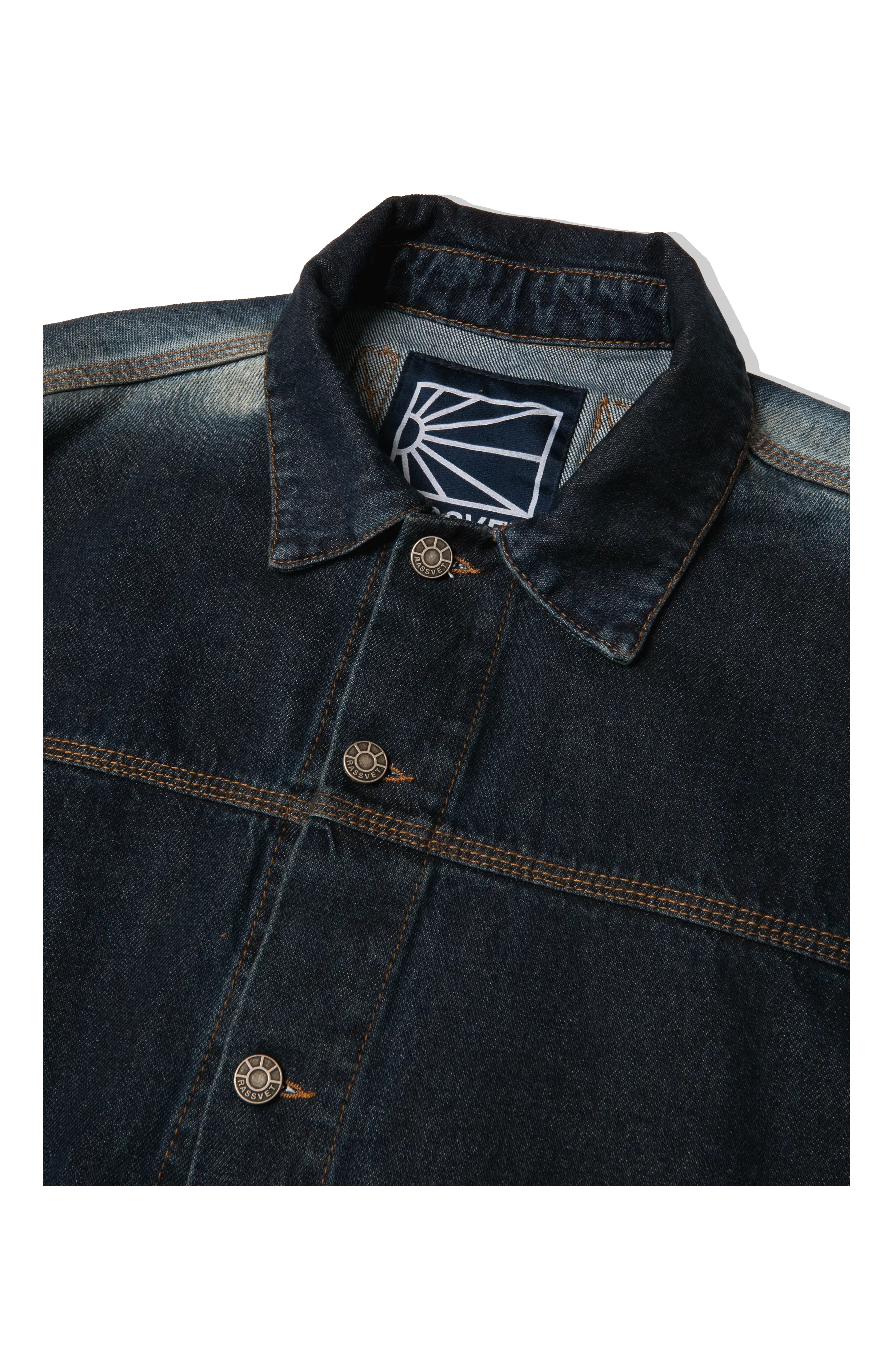 RASSVET Shadow Wash Denim Jacket Woven