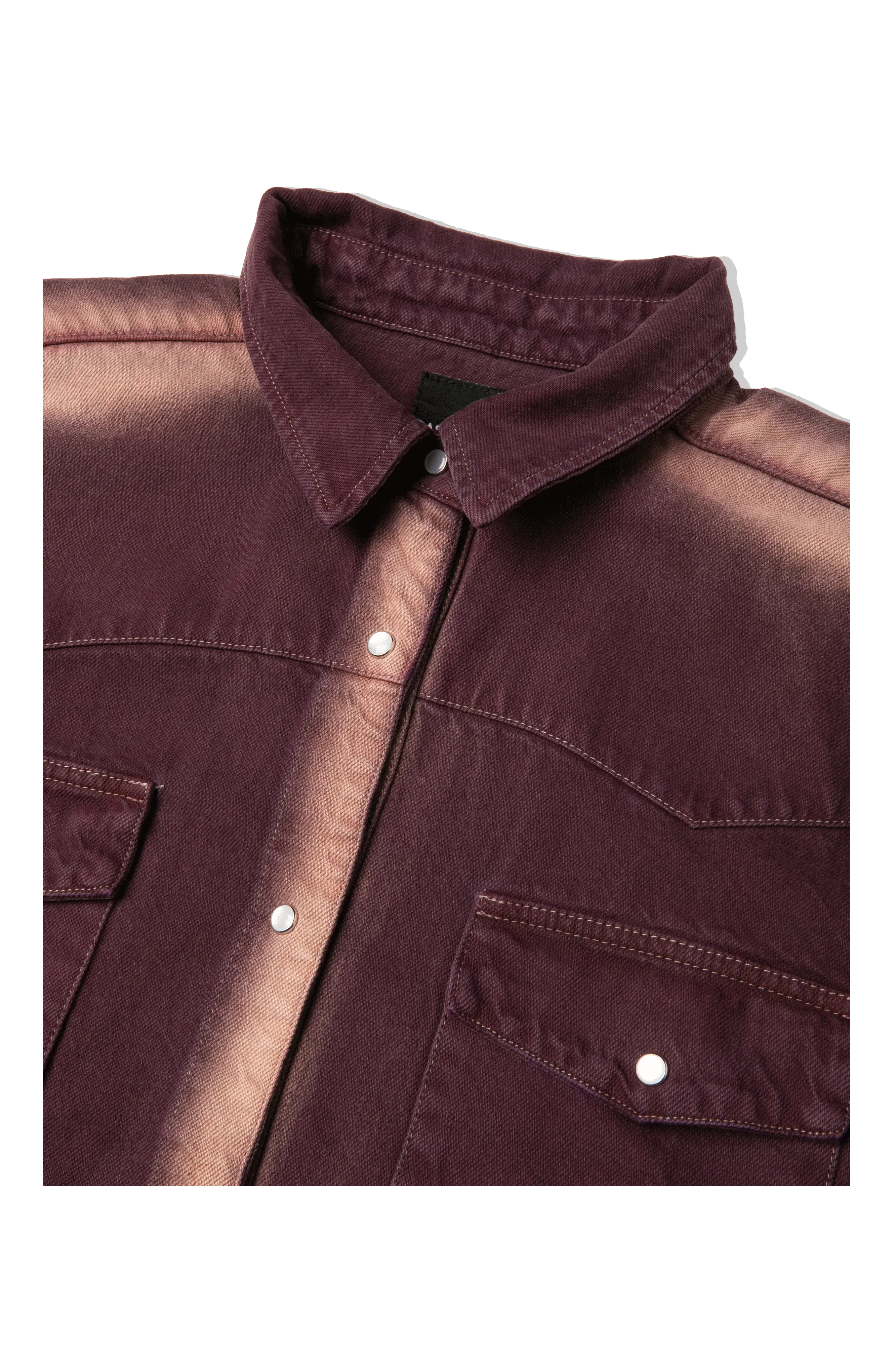 RASSVET Shadow Wash Loose Fit Denim Shirt Woven