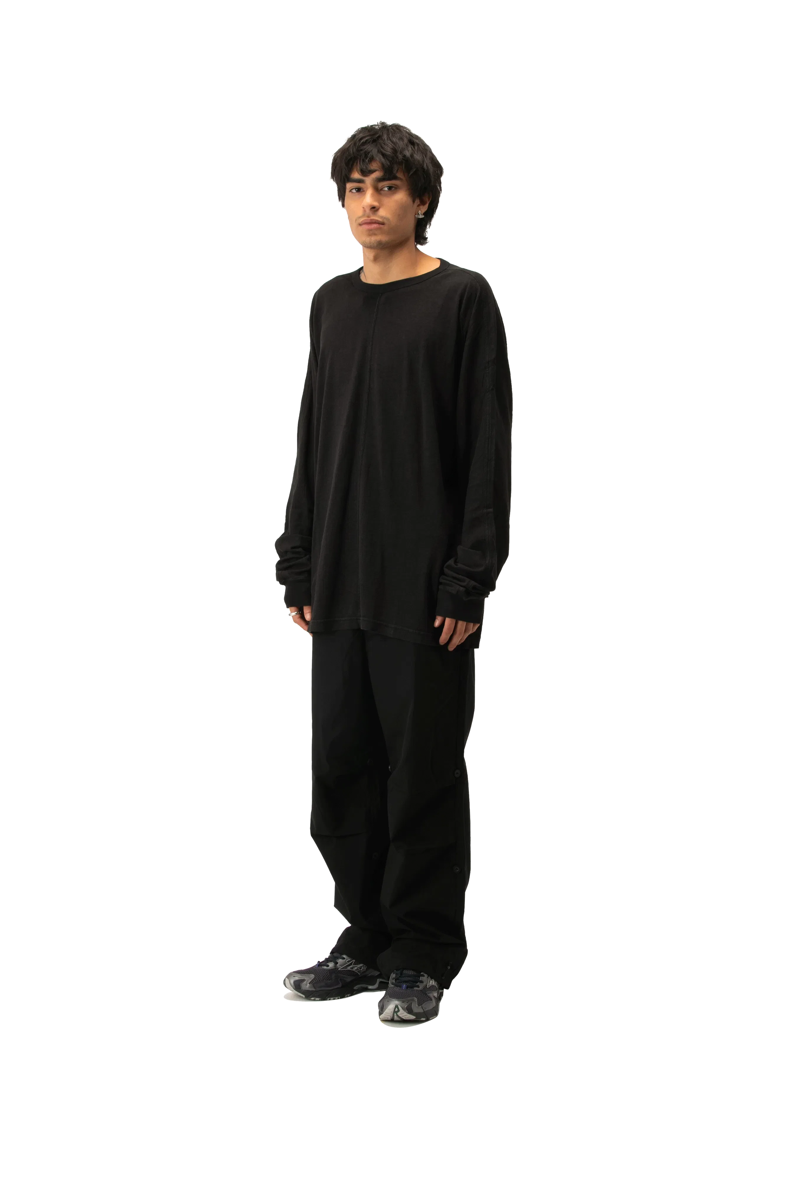 Maharishi Hemp Cross Oversized Longsleeve T-Shirt