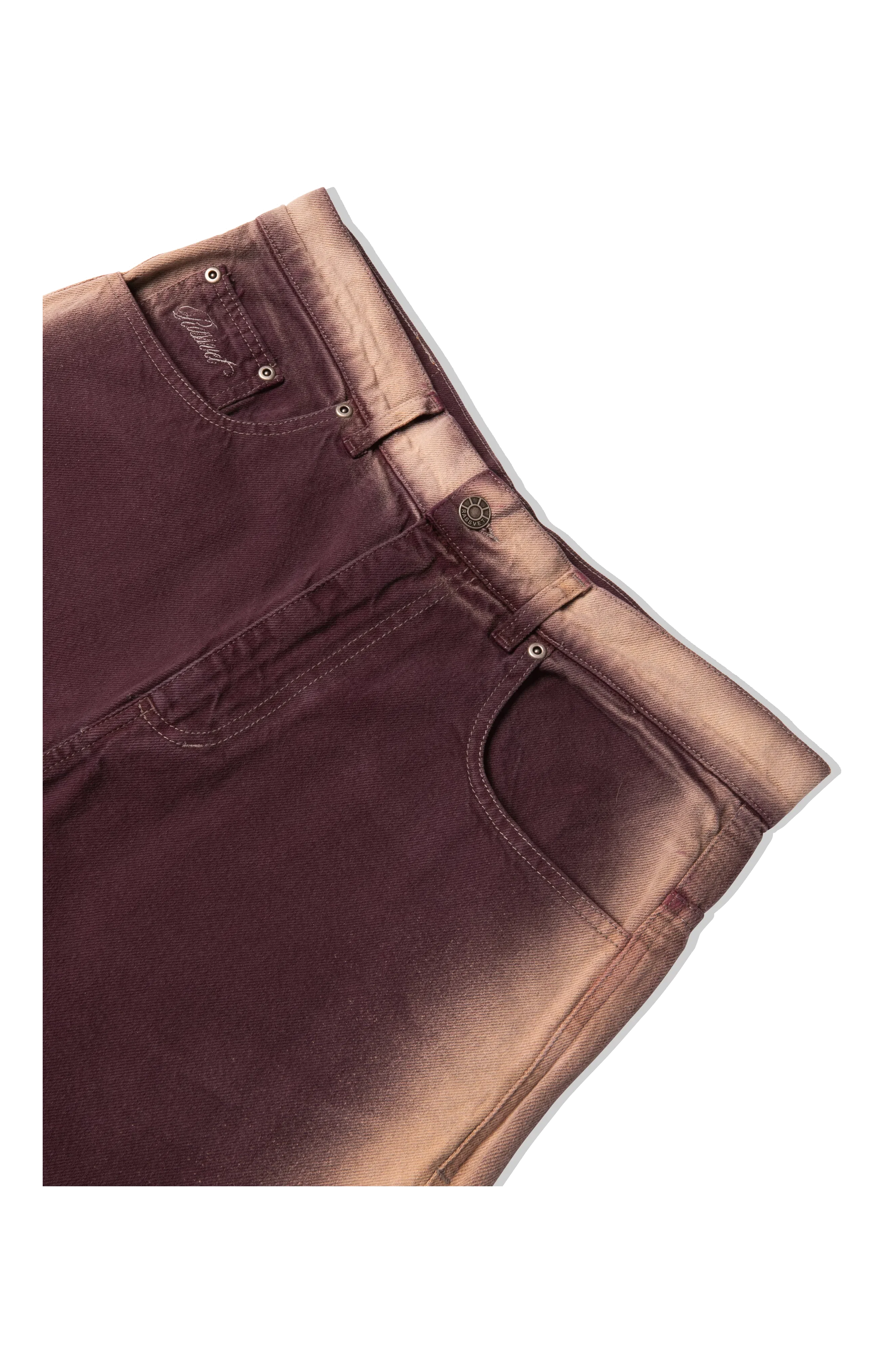 RASSVET Shadow Wash Extra Baggy Denim Pant Woven