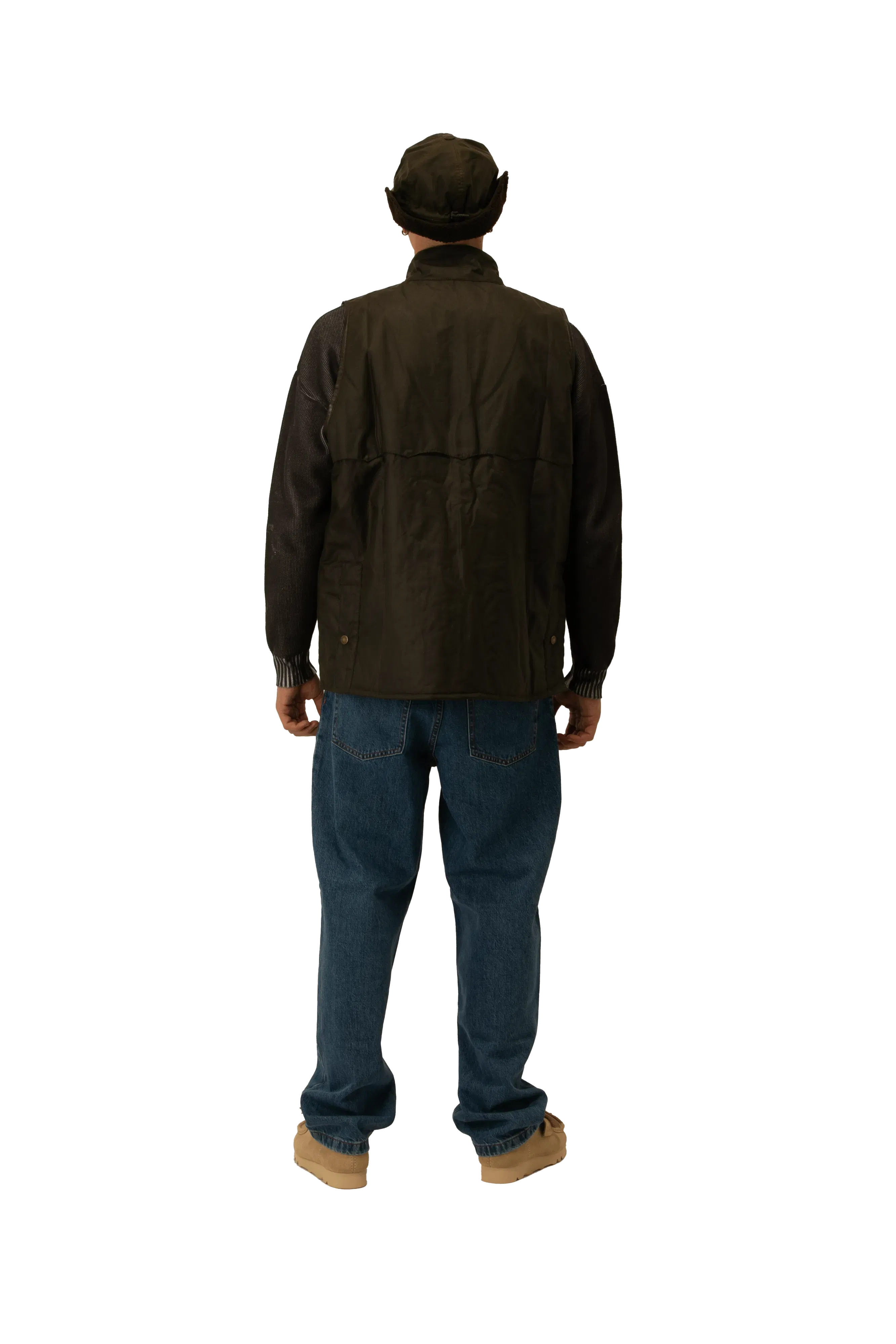 Barbour Wax Gilet x Baracuta