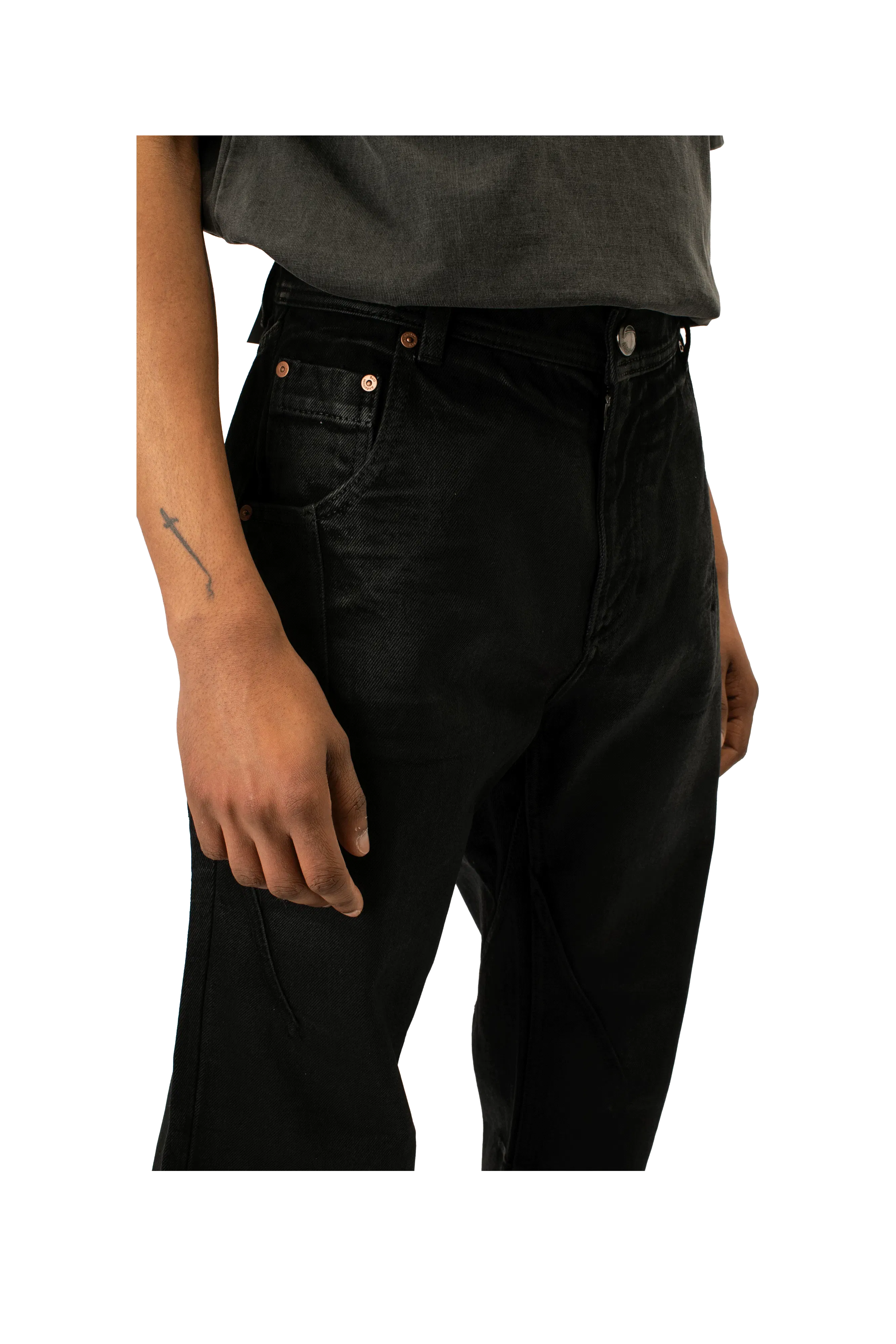 Andersson Bell Tripot Coated Flare Jeans