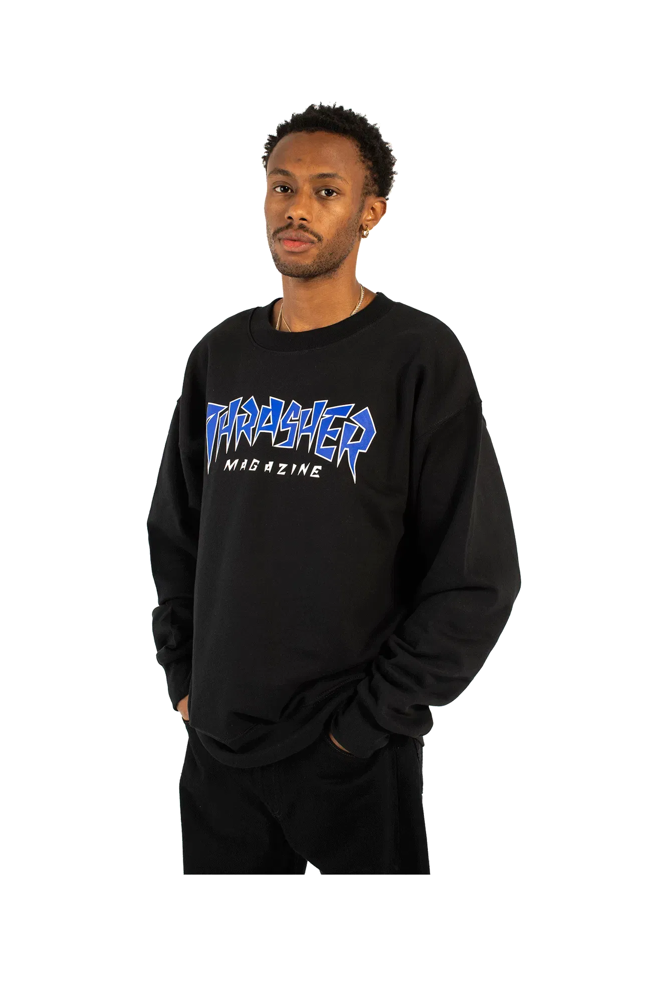 Thrasher Jagged Logo Crewneck Sweatshirt