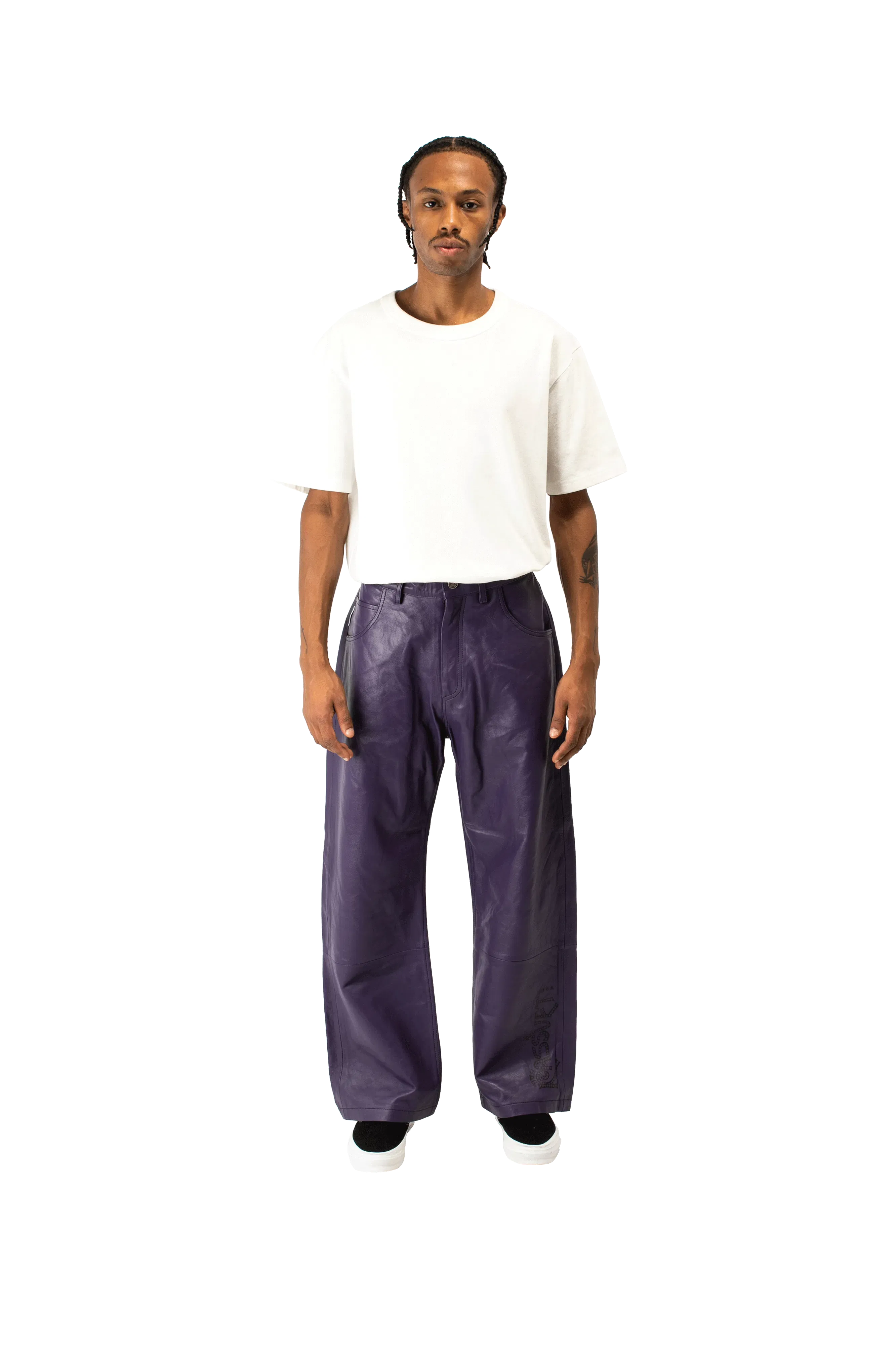 RASSVET Cabaret Leather Trouser