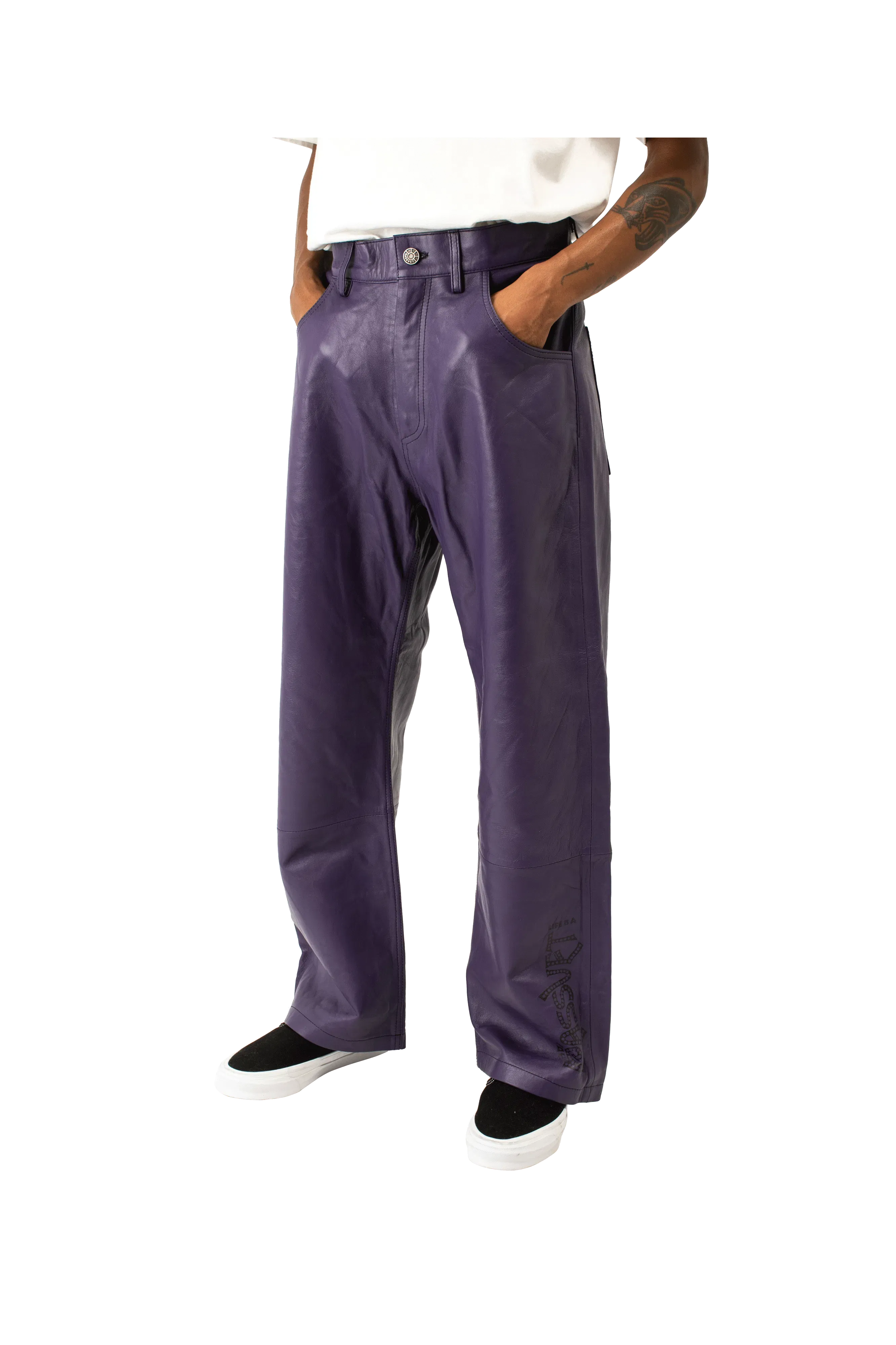 RASSVET Cabaret Leather Trouser