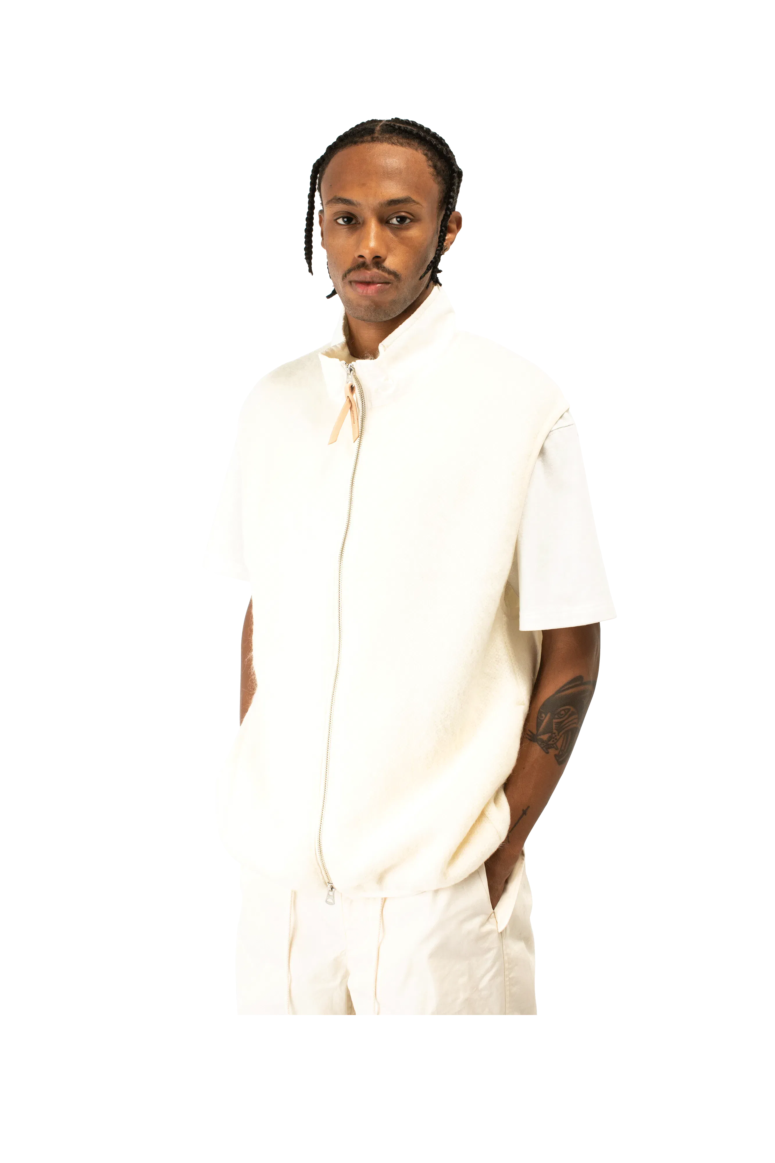 Nanamica Zip-Up Mohair Vest