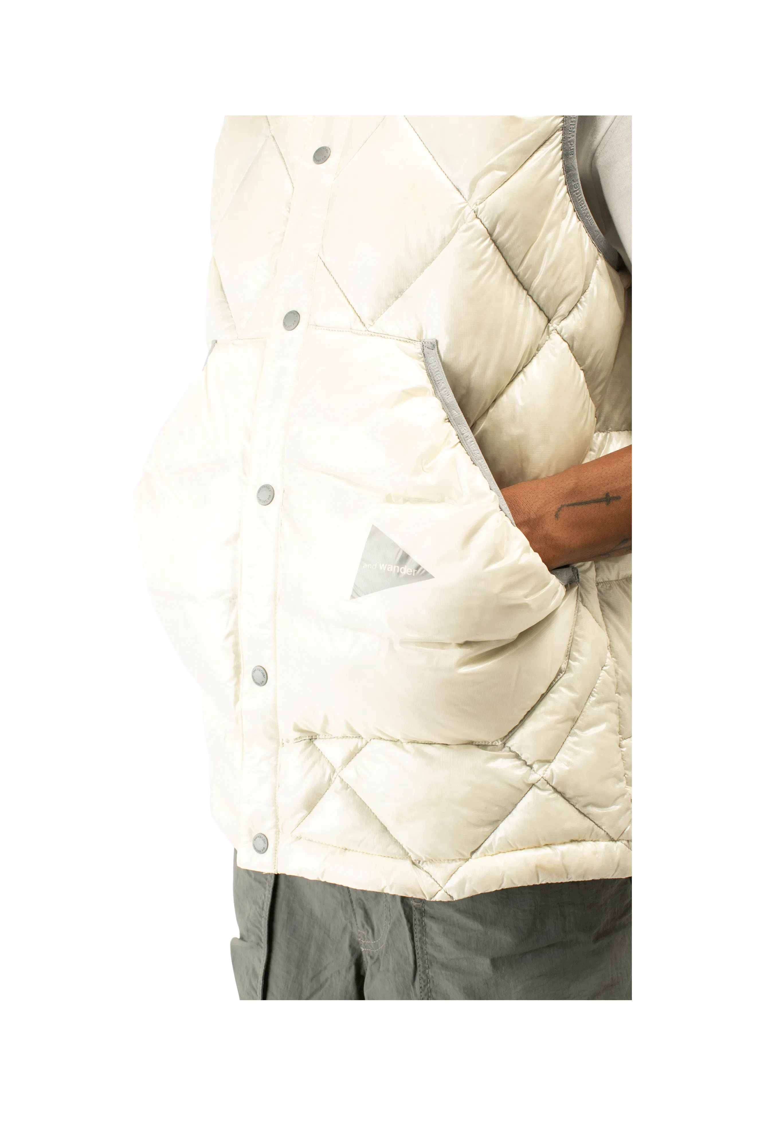 and Wander Diamond Stitch Down Vest