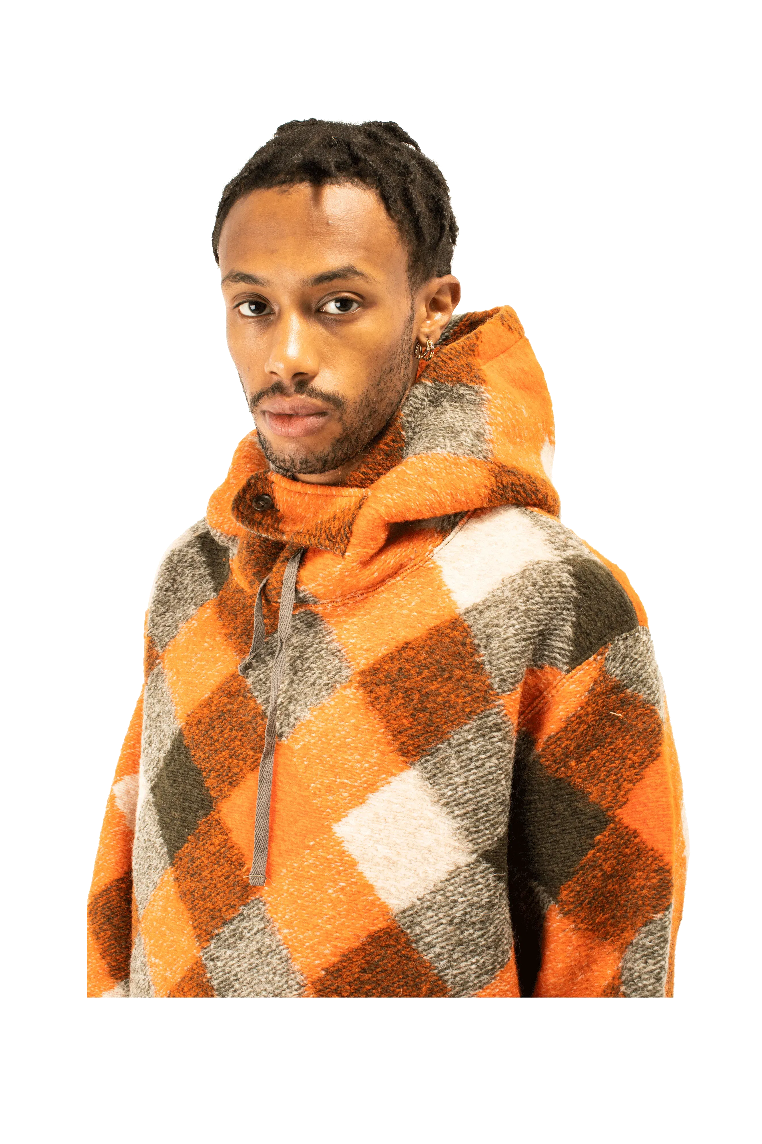 Engineered Garments Diamond Hooded Sweatshirt