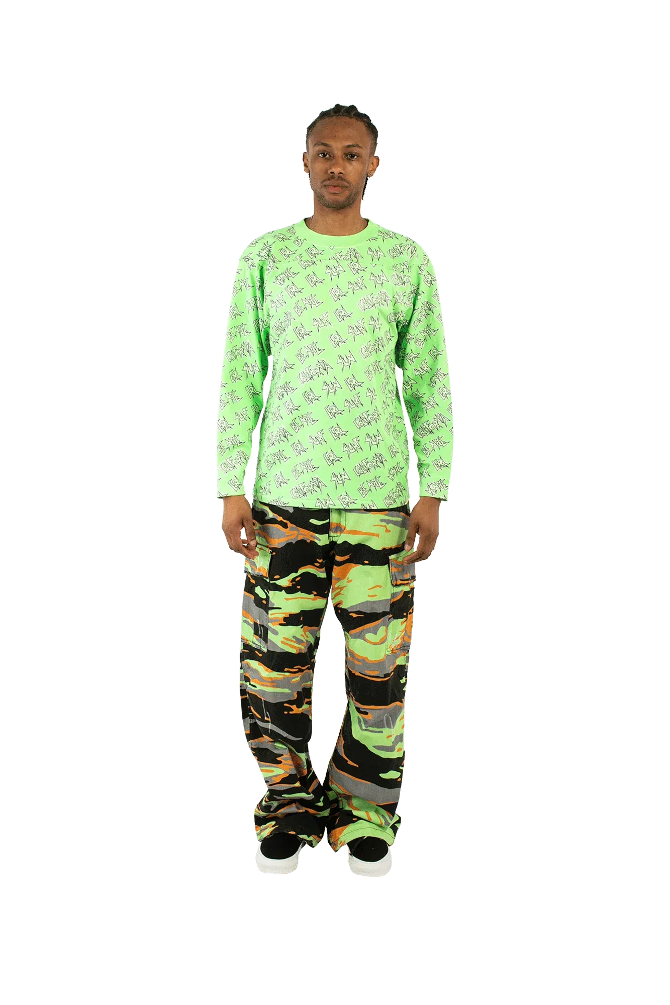 ERL Printed Longsleeve Knit T-Shirt