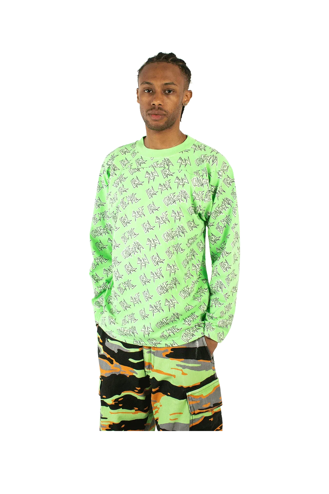 ERL Printed Longsleeve Knit T-Shirt