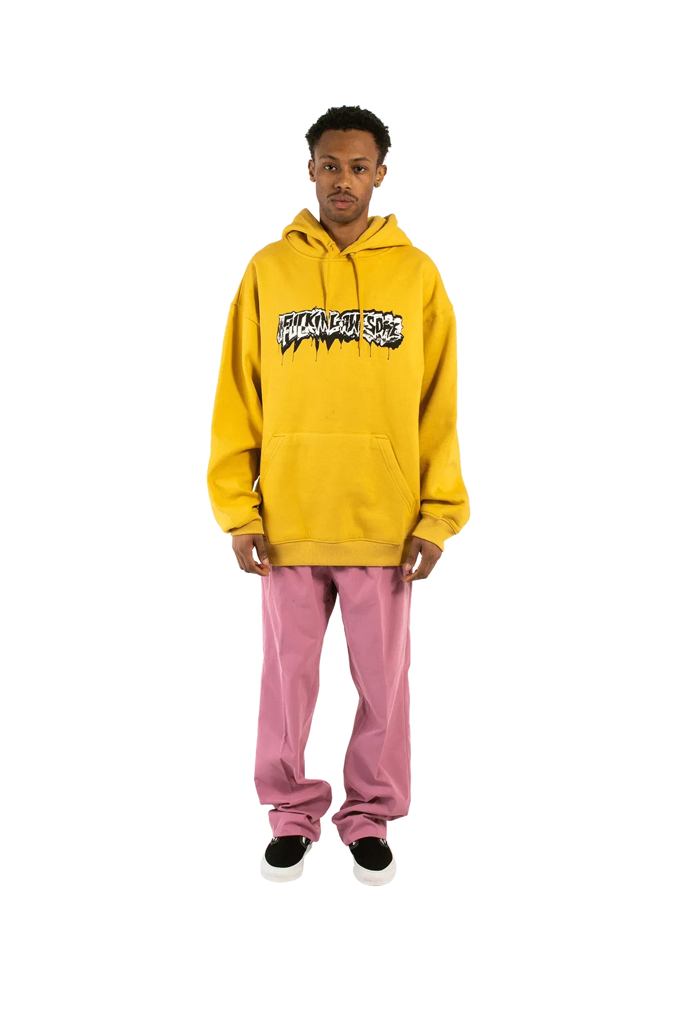 Fucking Awesome Dill Cut Up Logo Hooded Sweatshirt