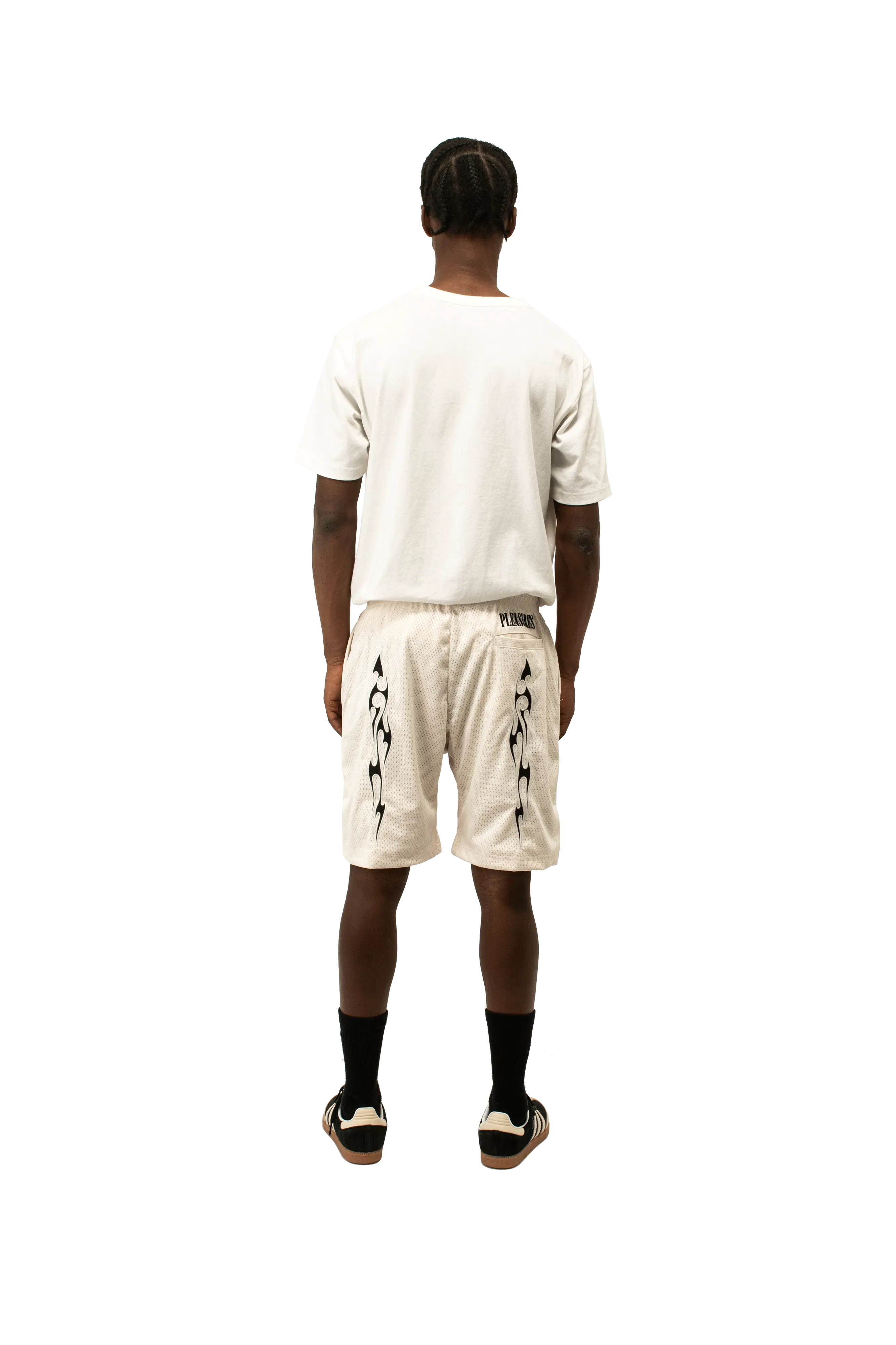 Pleasures Flame Mesh Shorts