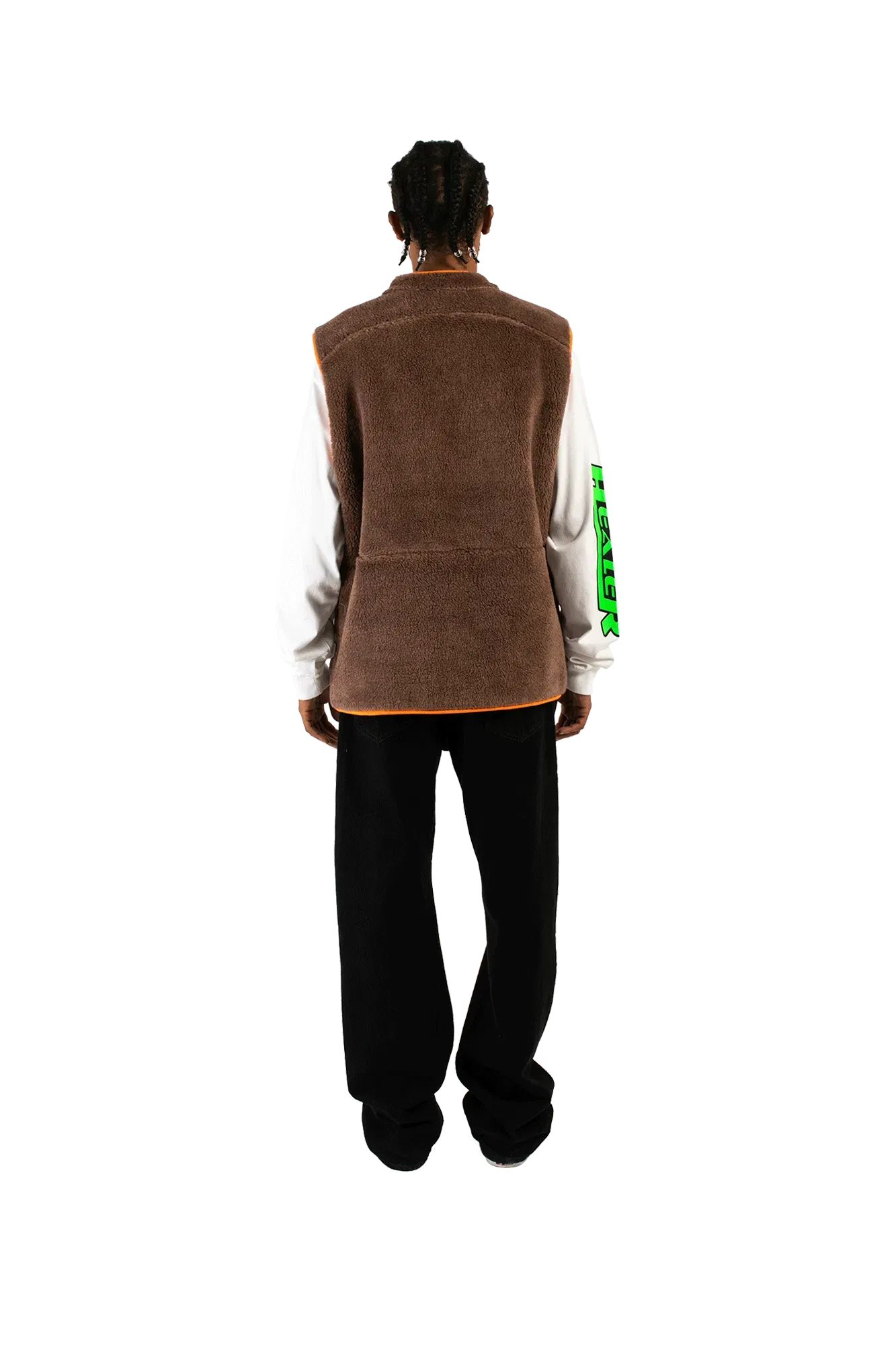 Good Morning Tapes Reversible Polar Fleece Zip Thru Vest