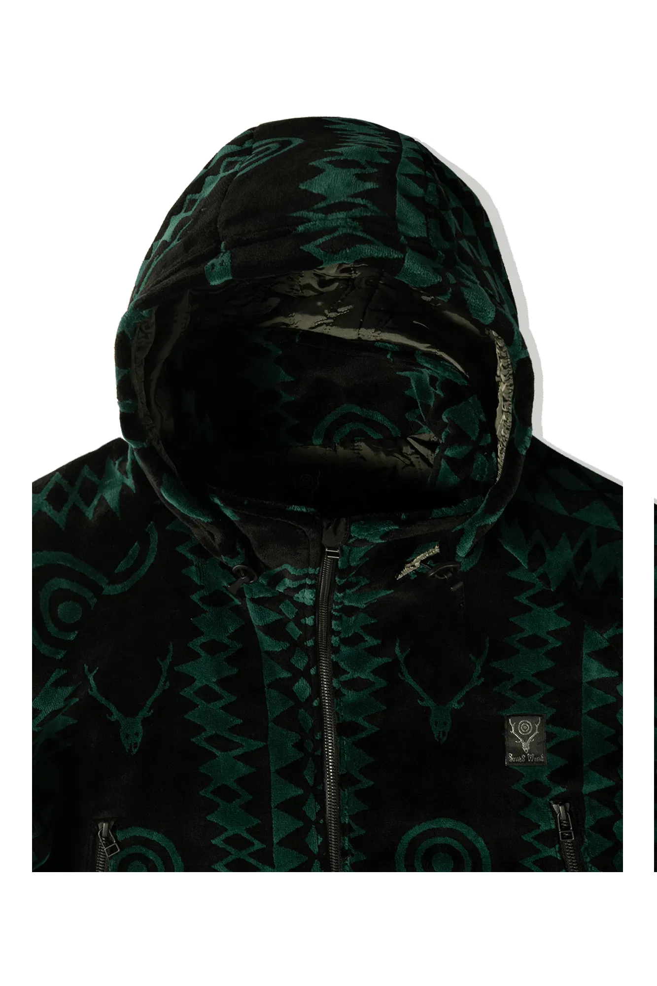 SOUTH2 WEST8 Skull & Target Weather Effect Jacket