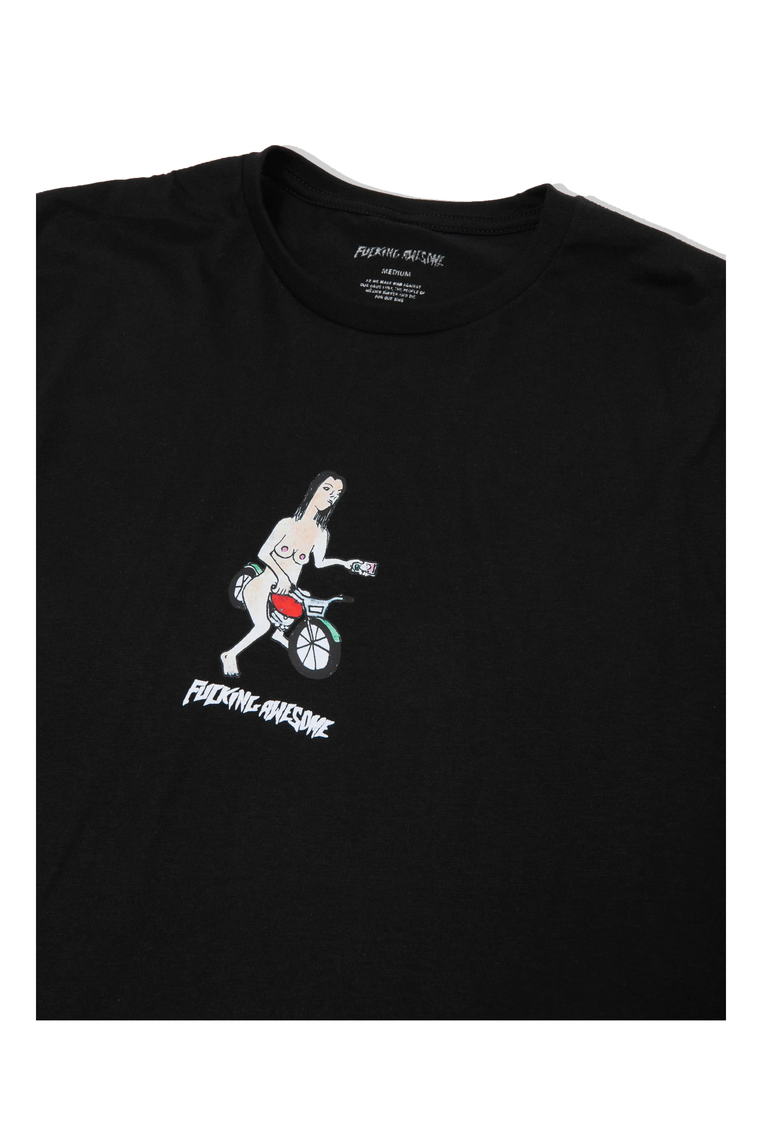 Fucking Awesome Bike Girl Longsleeve Tee