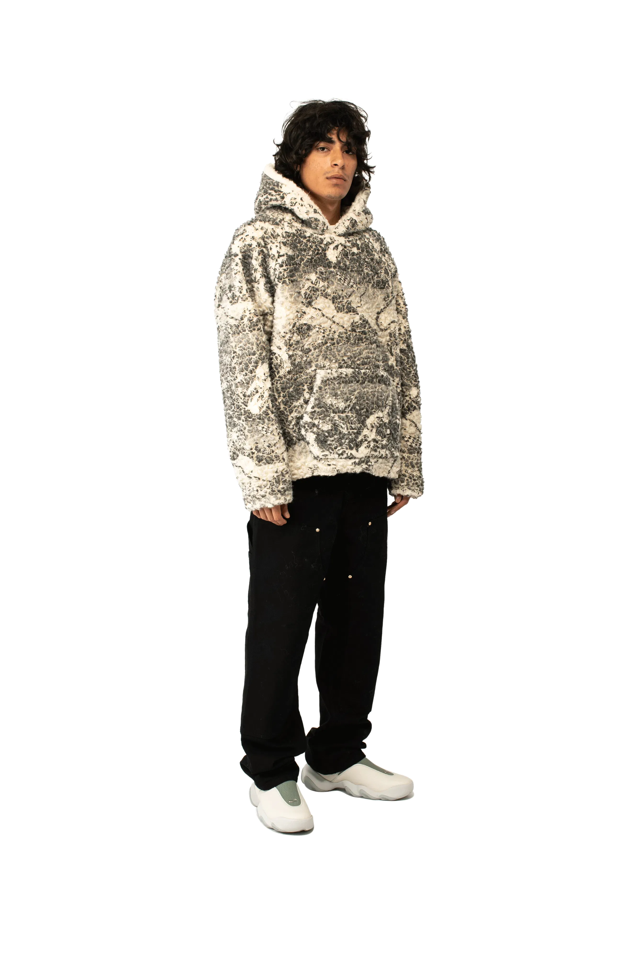 ERL Fleece Hoodie Knit