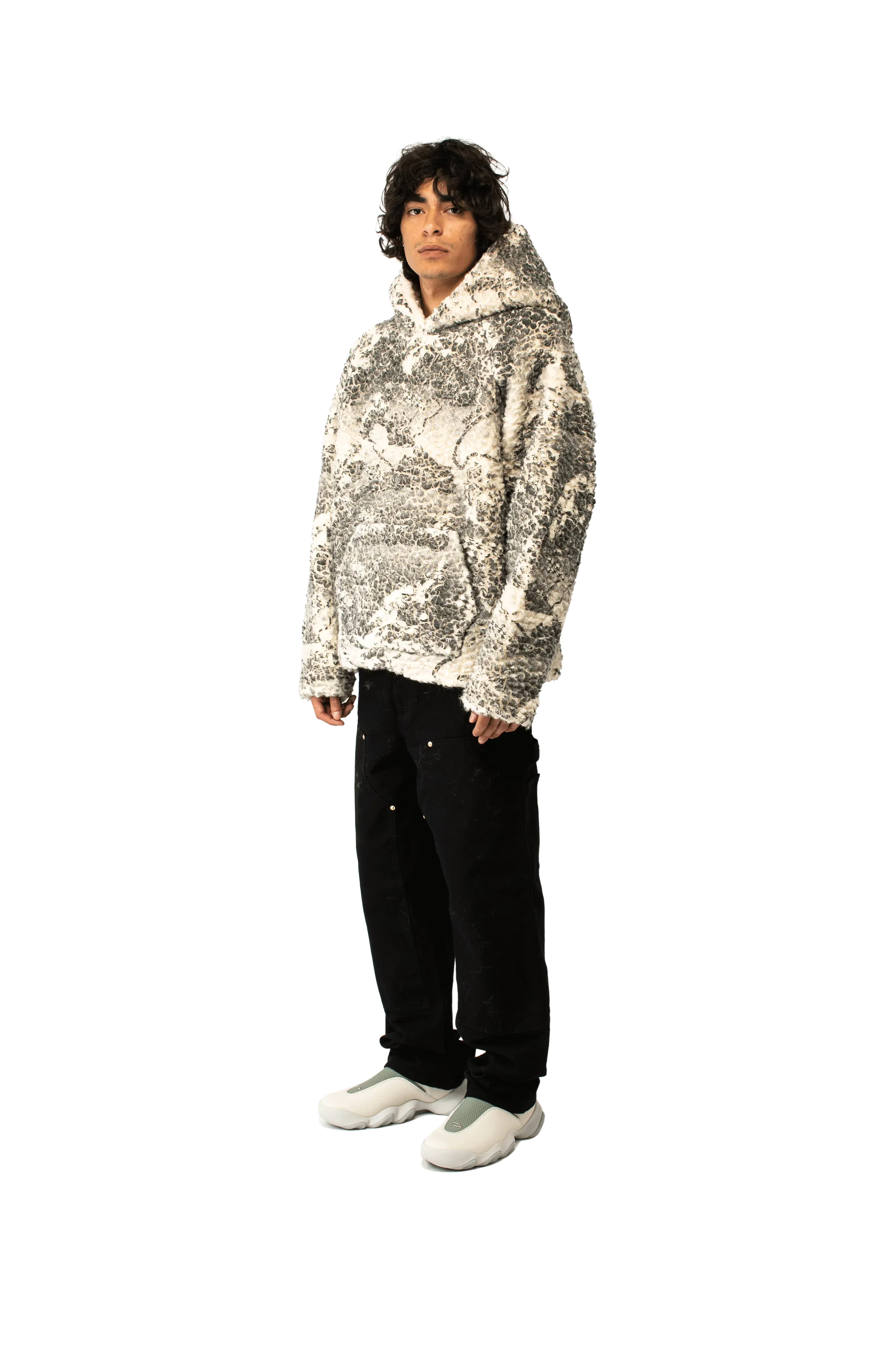 ERL Fleece Hoodie Knit